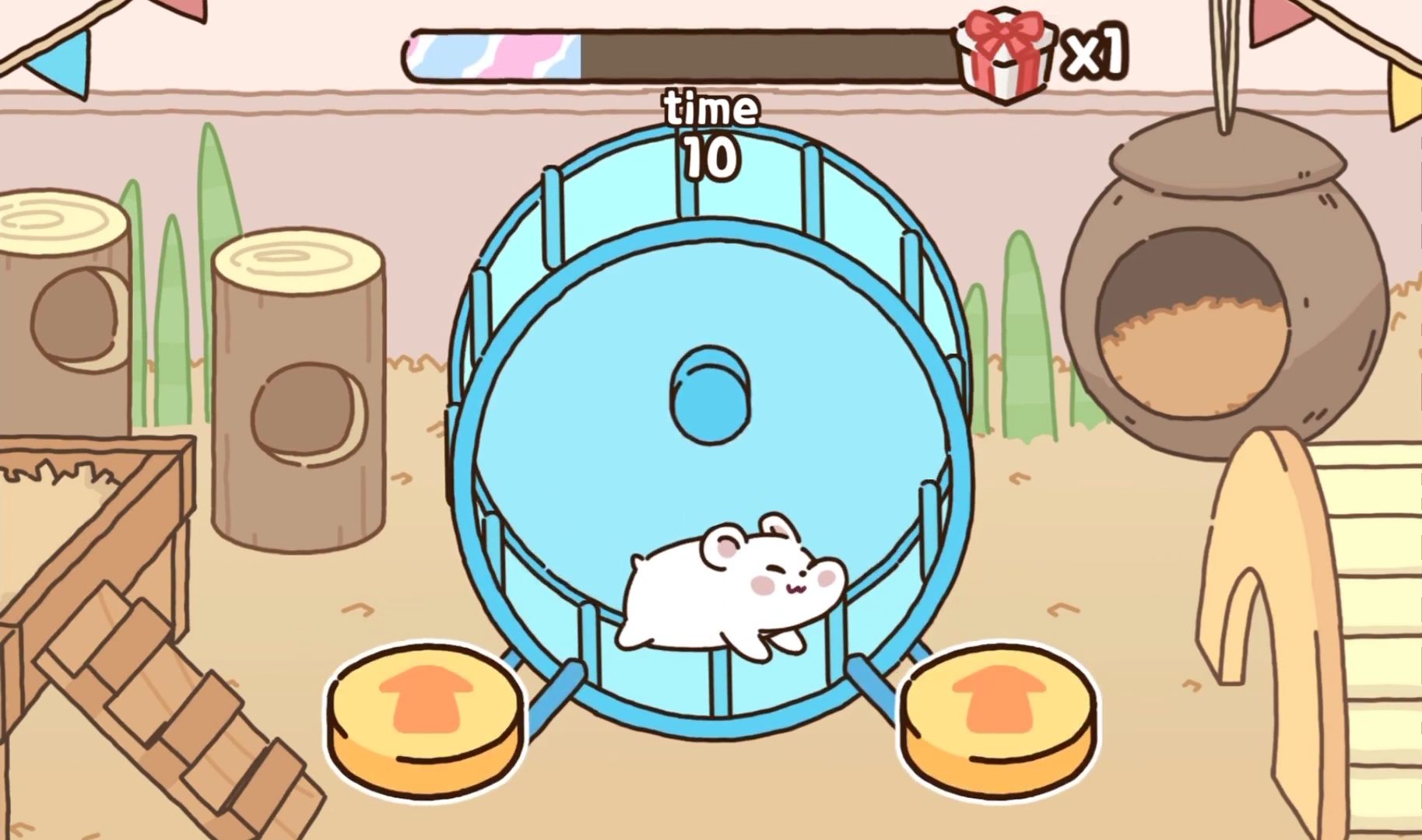 Скачать Hamster Cookie Factory - Tycoon Game: Android Менеджеры игра на телефон и планшет.