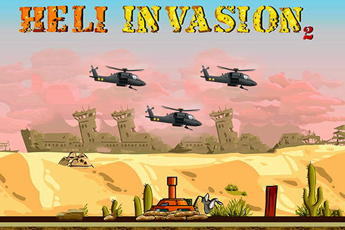 Скачать Heli invasion 2: Stop helicopter with rocket: Android Тайм киллеры игра на телефон и планшет.