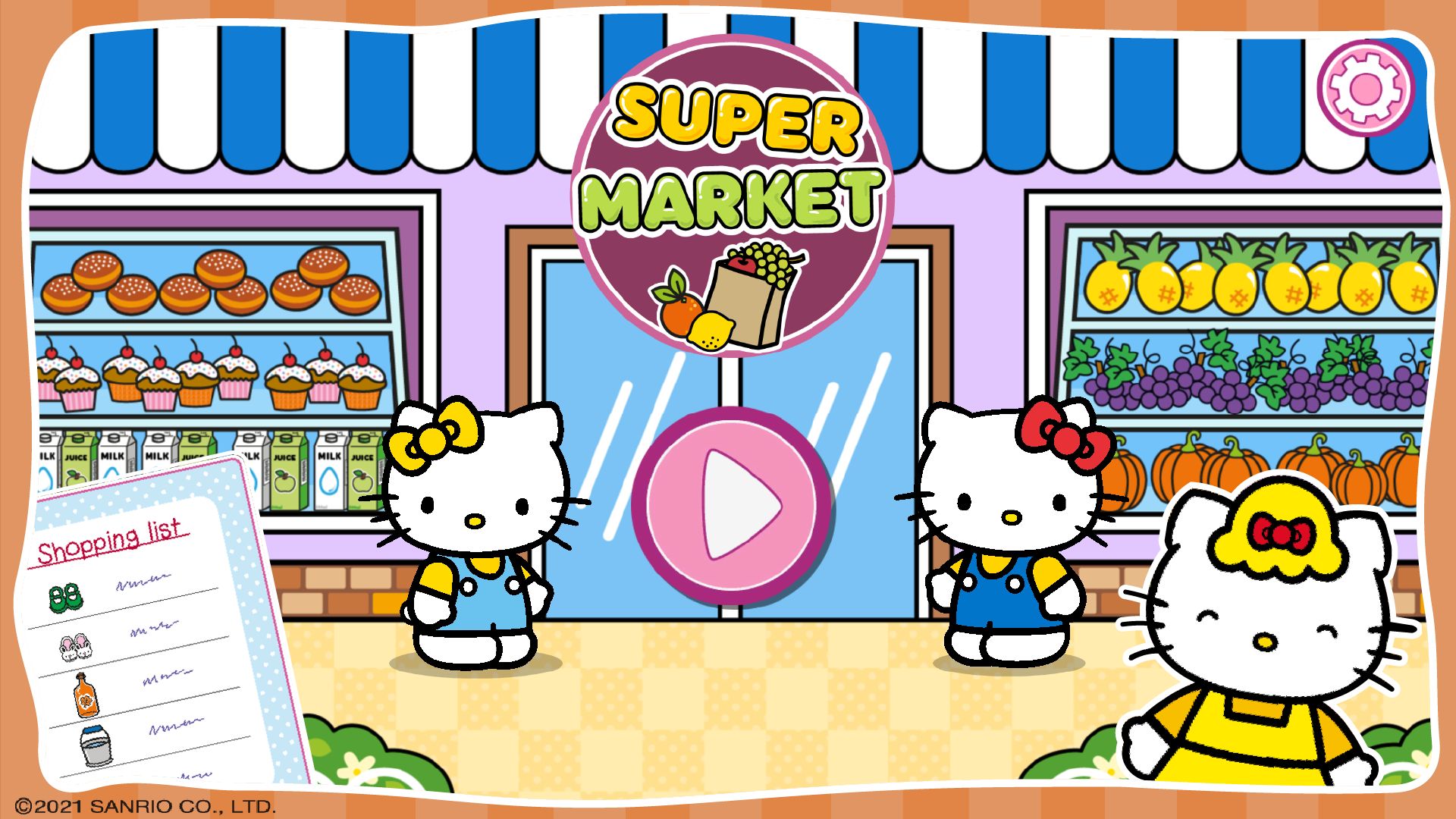 Скачать Hello Kitty: Kids Supermarket: Android По мультфильмам игра на телефон и планшет.