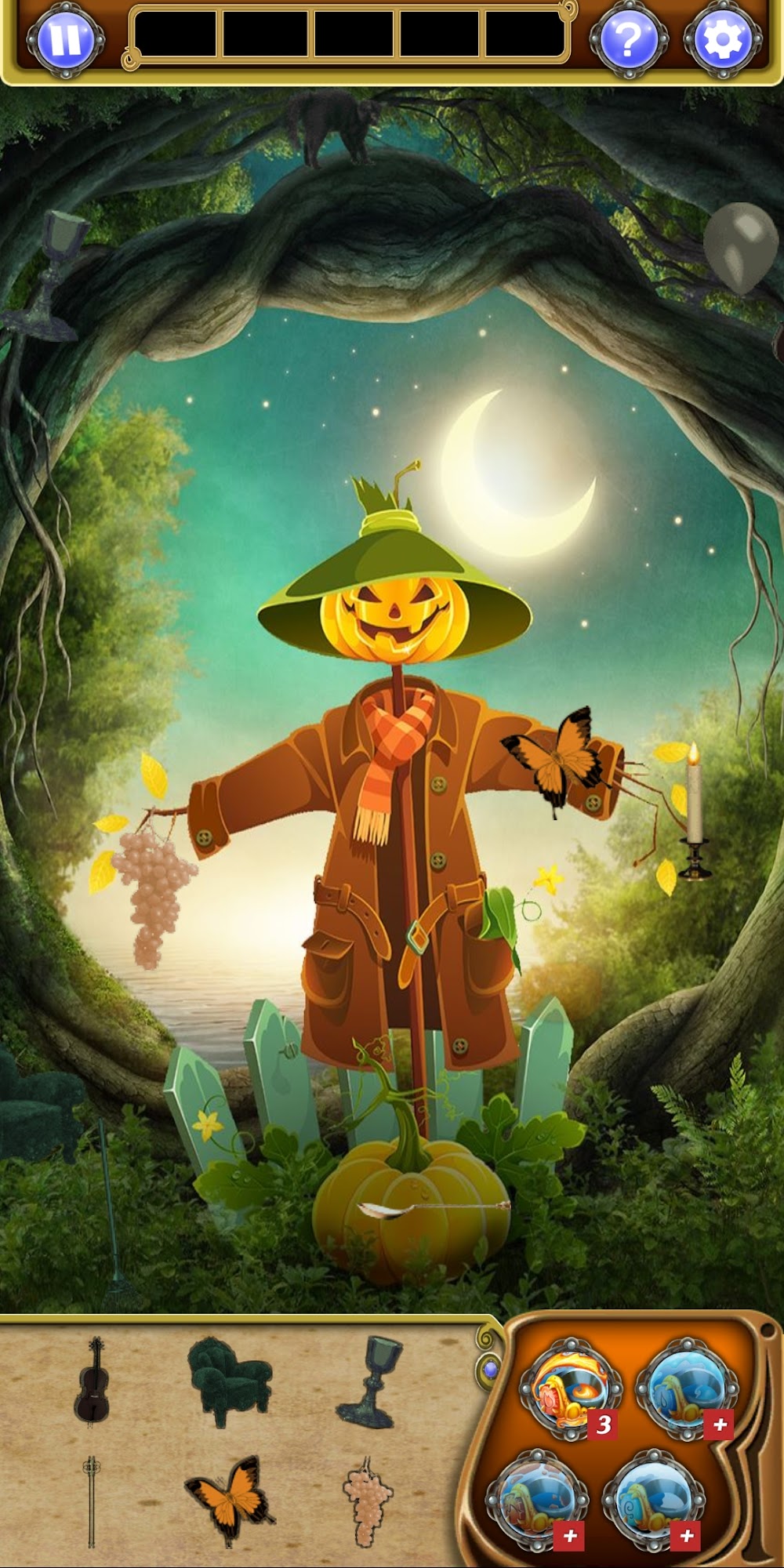 Скачать Hidden Object Halloween Haunts: Android Праздники игра на телефон и планшет.