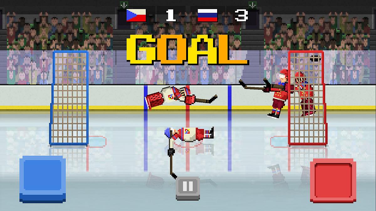 Скачать Hockey Hysteria: Android Простые игра на телефон и планшет.