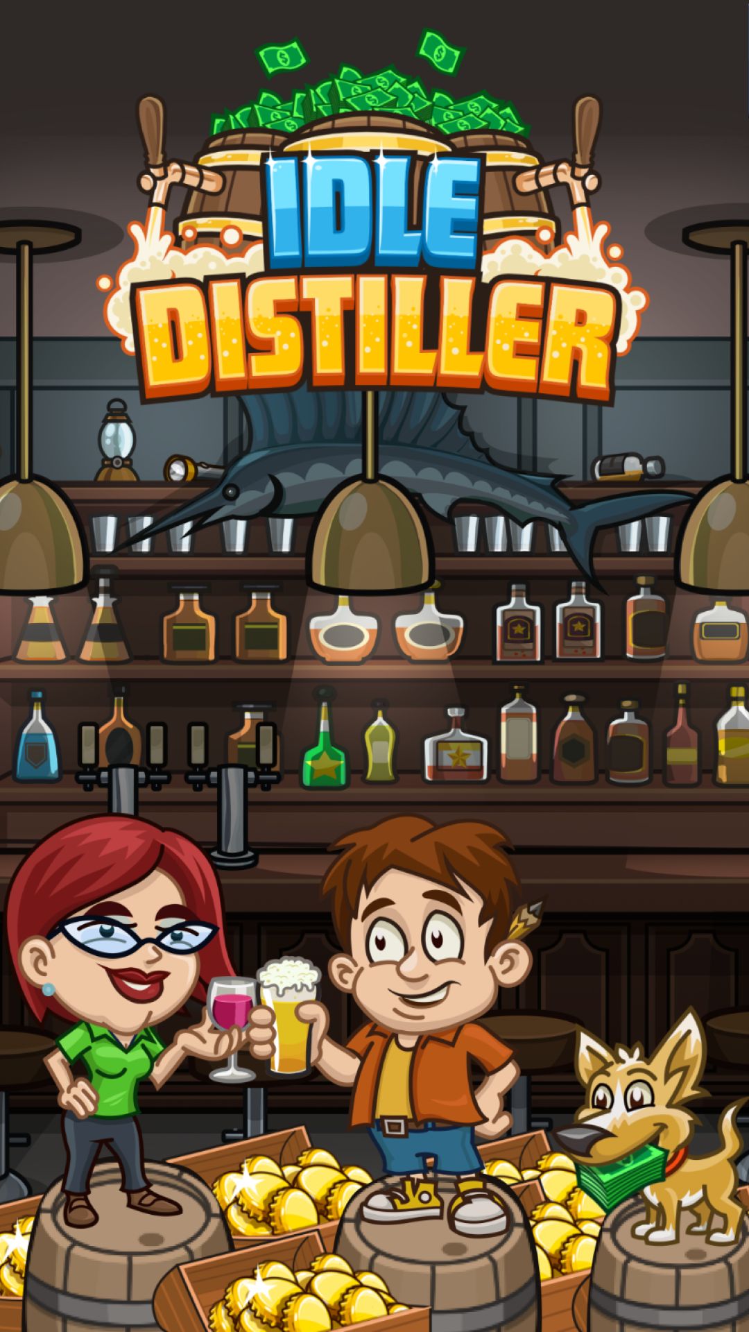 Скачать Idle Distiller - A Business Tycoon Game: Android Менеджеры игра на телефон и планшет.