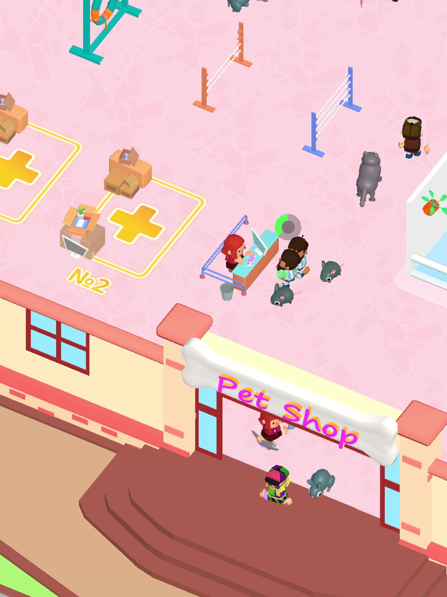Скачать Idle Pet Shop -  Animal Game: Android Менеджеры игра на телефон и планшет.