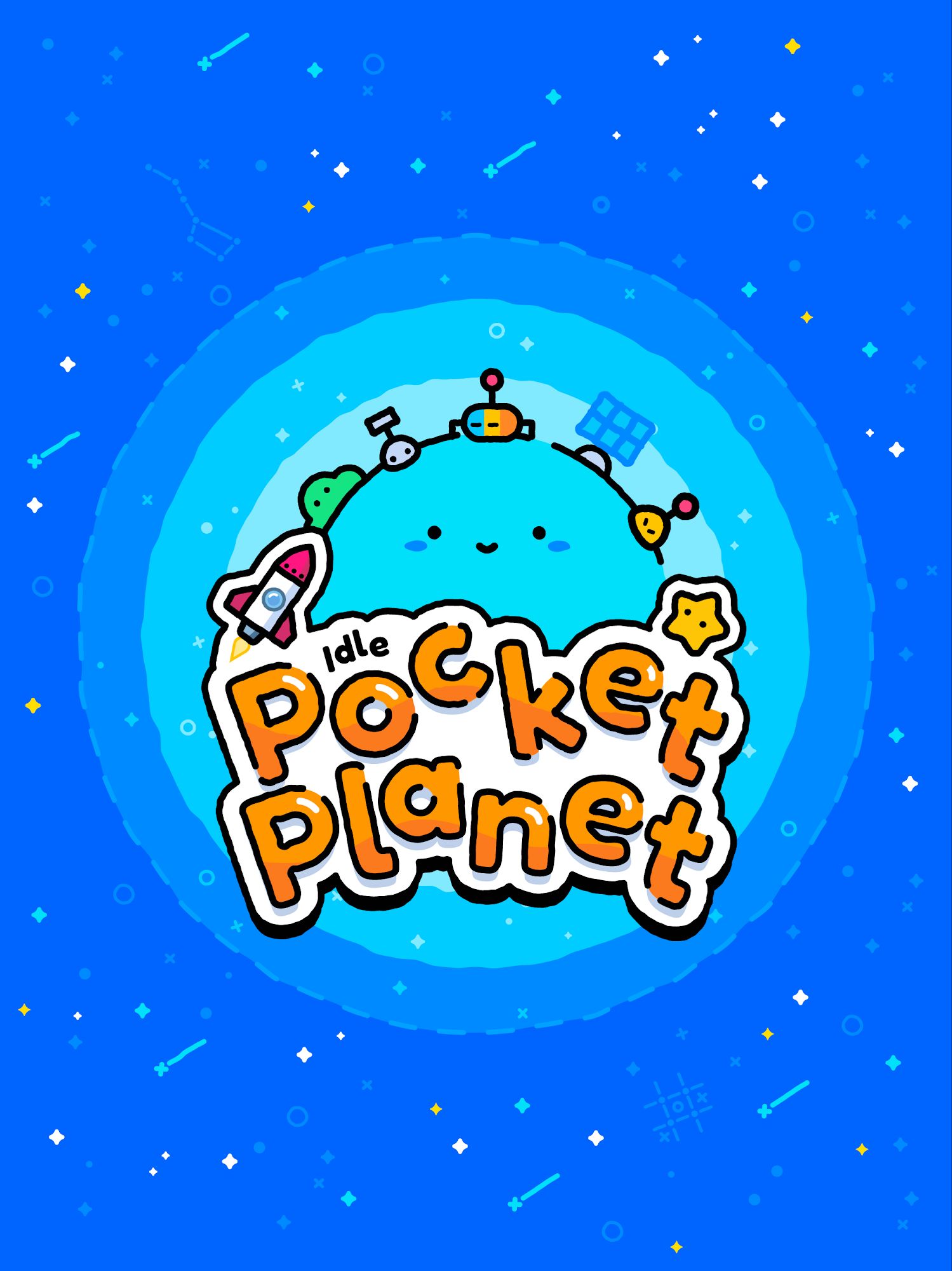 Скачать Idle Pocket Planet: Android Убивалки времени игра на телефон и планшет.