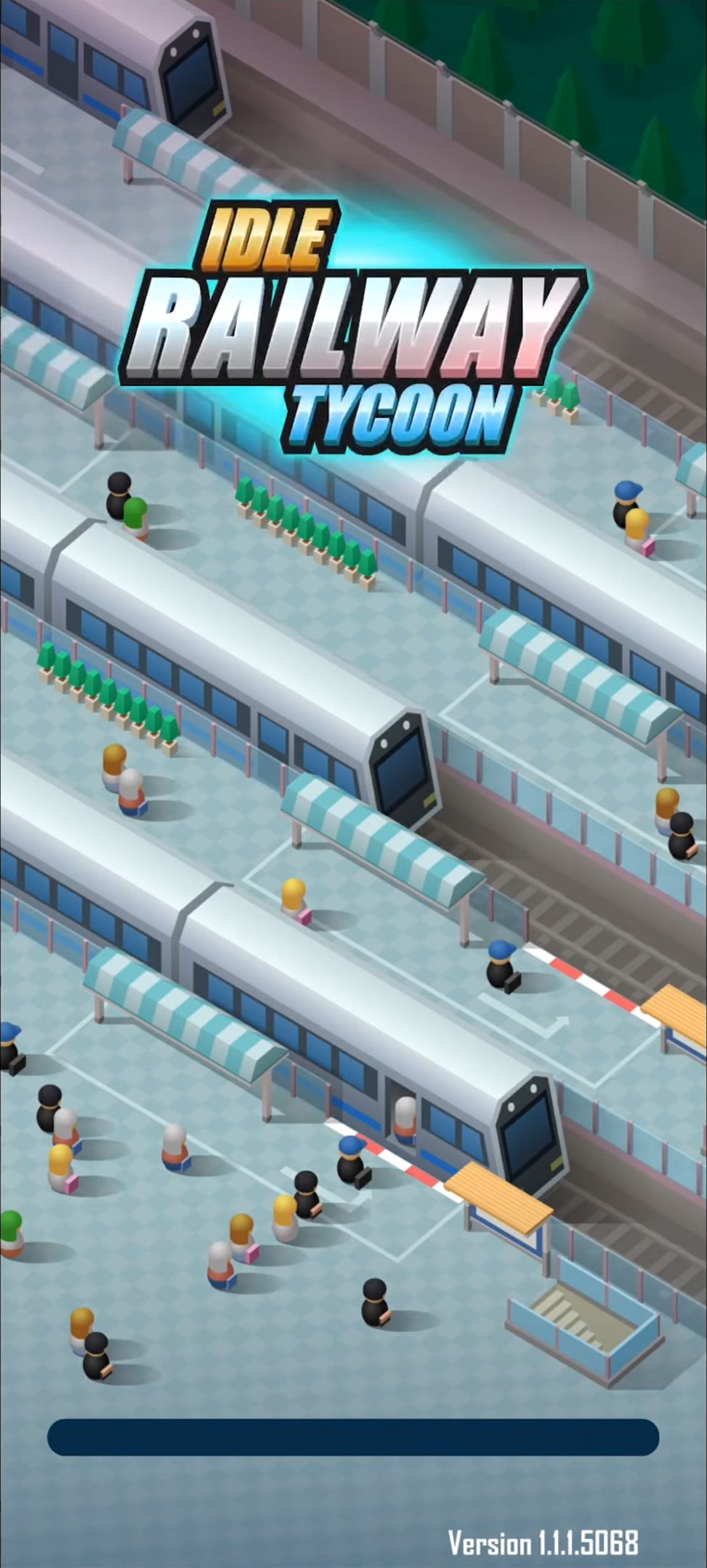 Скачать Idle Railway Tycoon: Android Поезда игра на телефон и планшет.