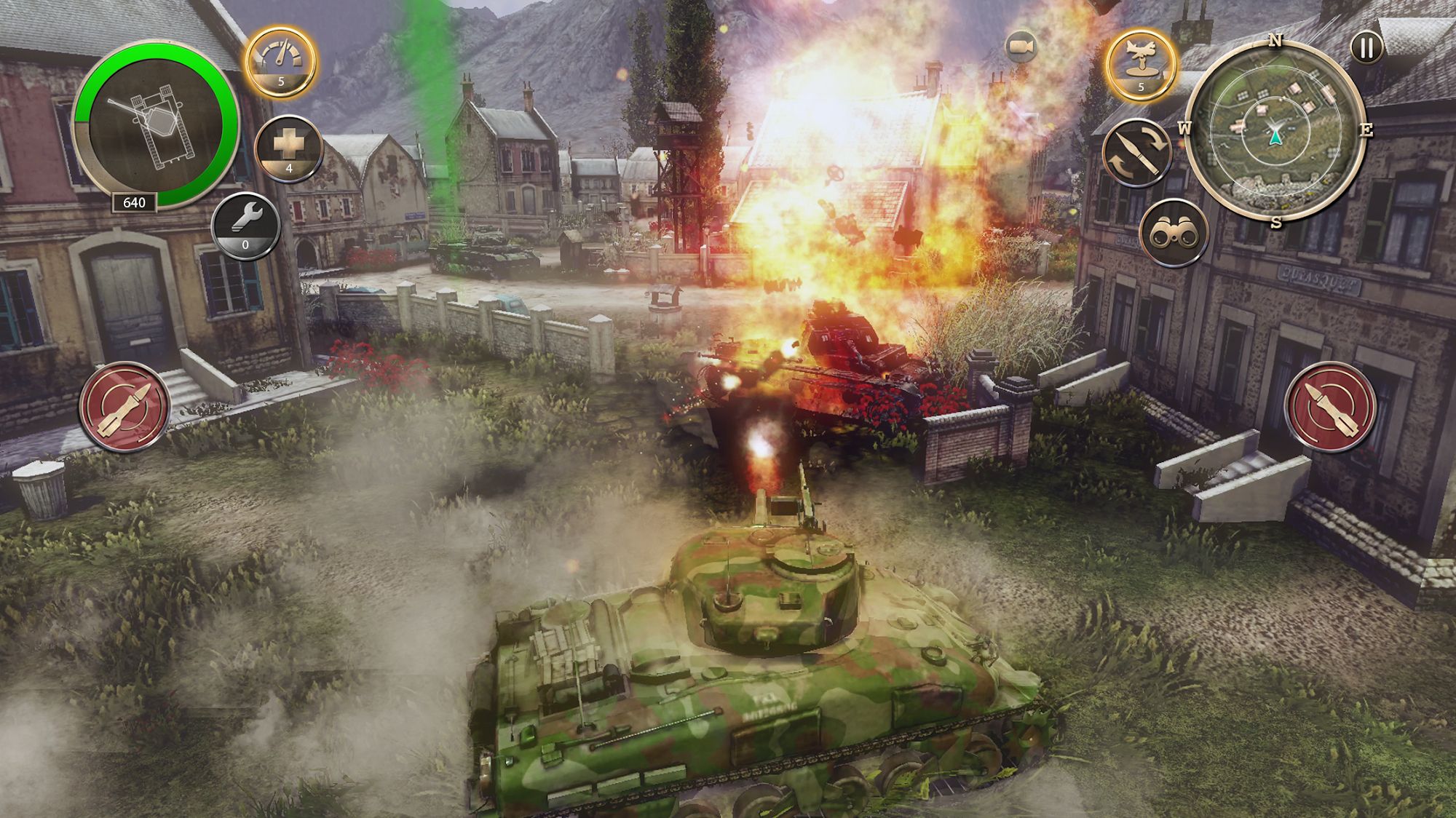 Скачать Infinite Tanks WW2: Android Стрелялки игра на телефон и планшет.