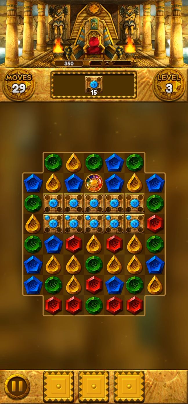 Скачать Jewel Queen: Puzzle & Magic: Android Логические игра на телефон и планшет.
