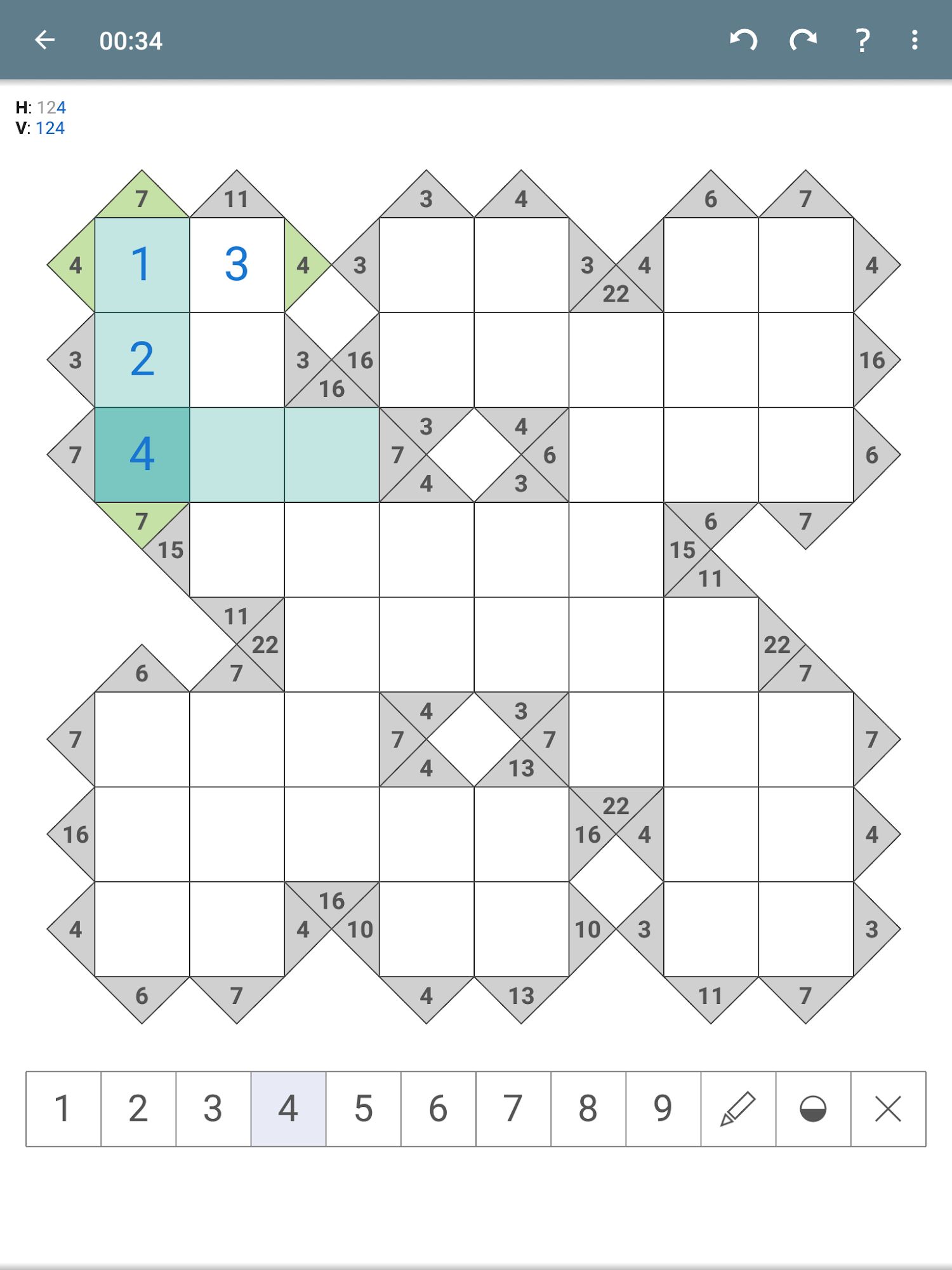 Скачать Kakuro (Cross Sums) - Classic Puzzle Game: Android Логические игра на телефон и планшет.