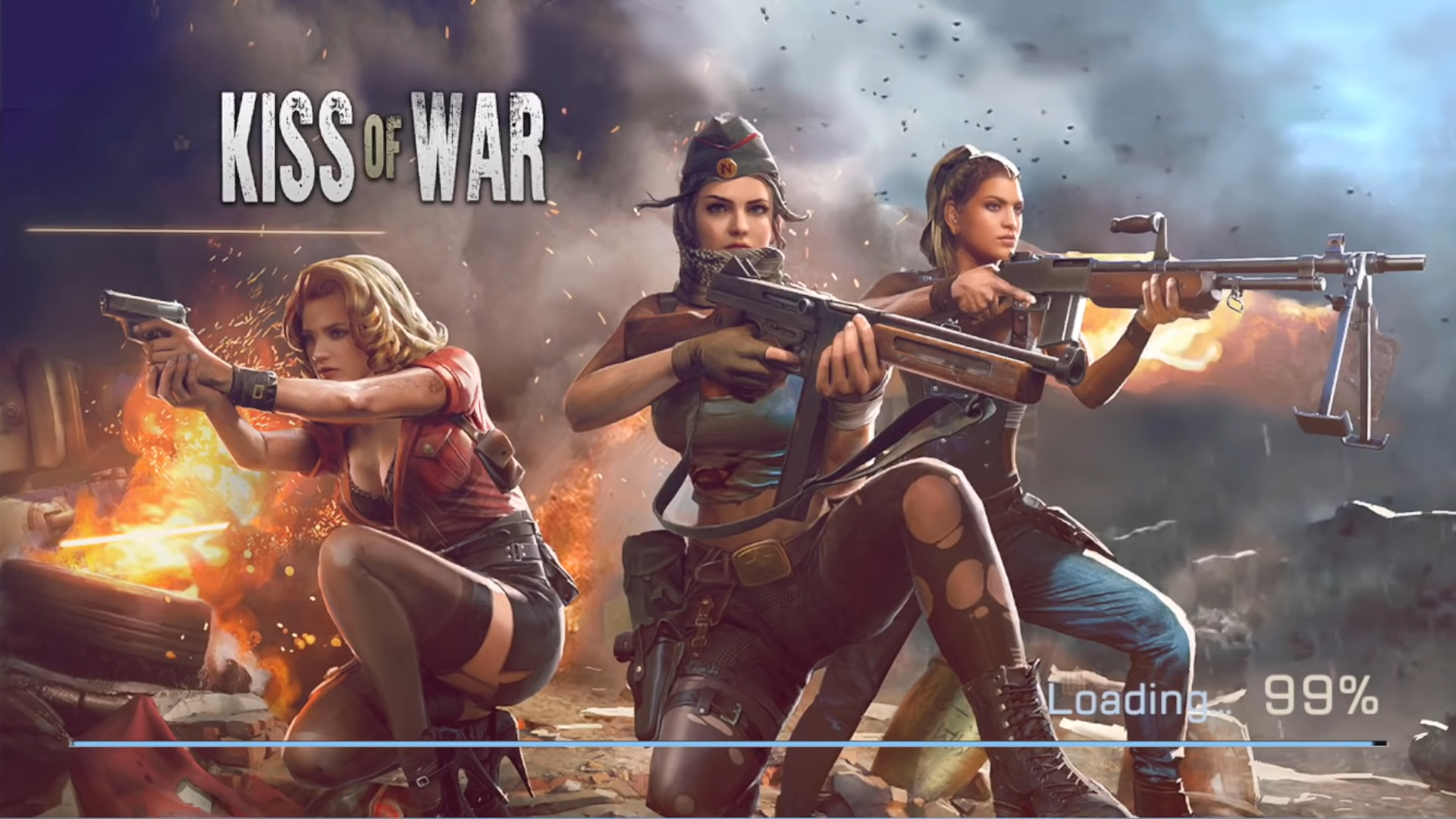 Скачать Kiss of War: Android Про войну игра на телефон и планшет.