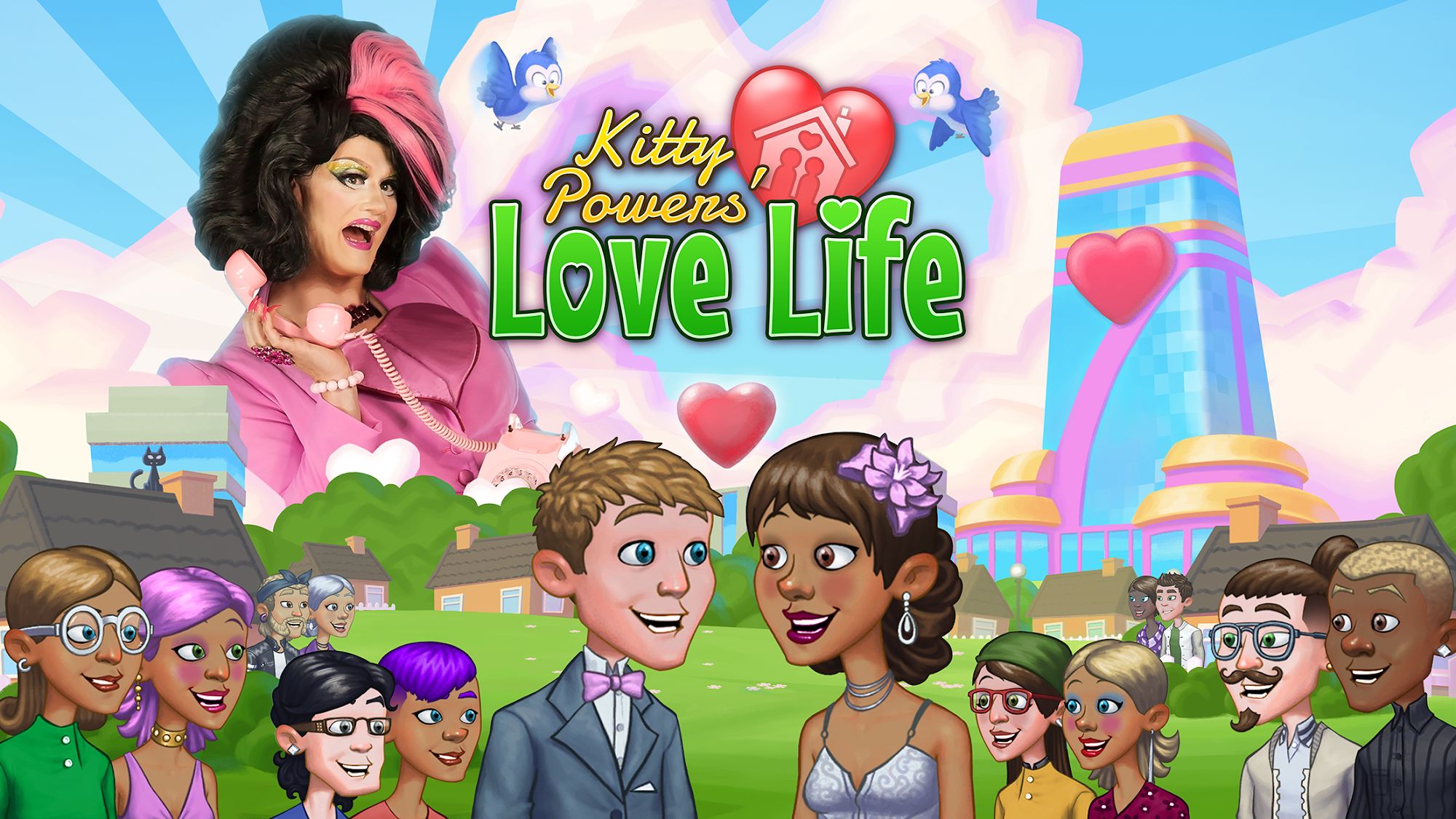 Скачать Kitty Powers' Love Life: Android Симуляторы игра на телефон и планшет.
