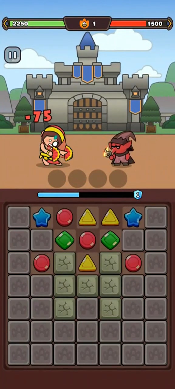 Скачать Knights Combo: Android Три в ряд игра на телефон и планшет.
