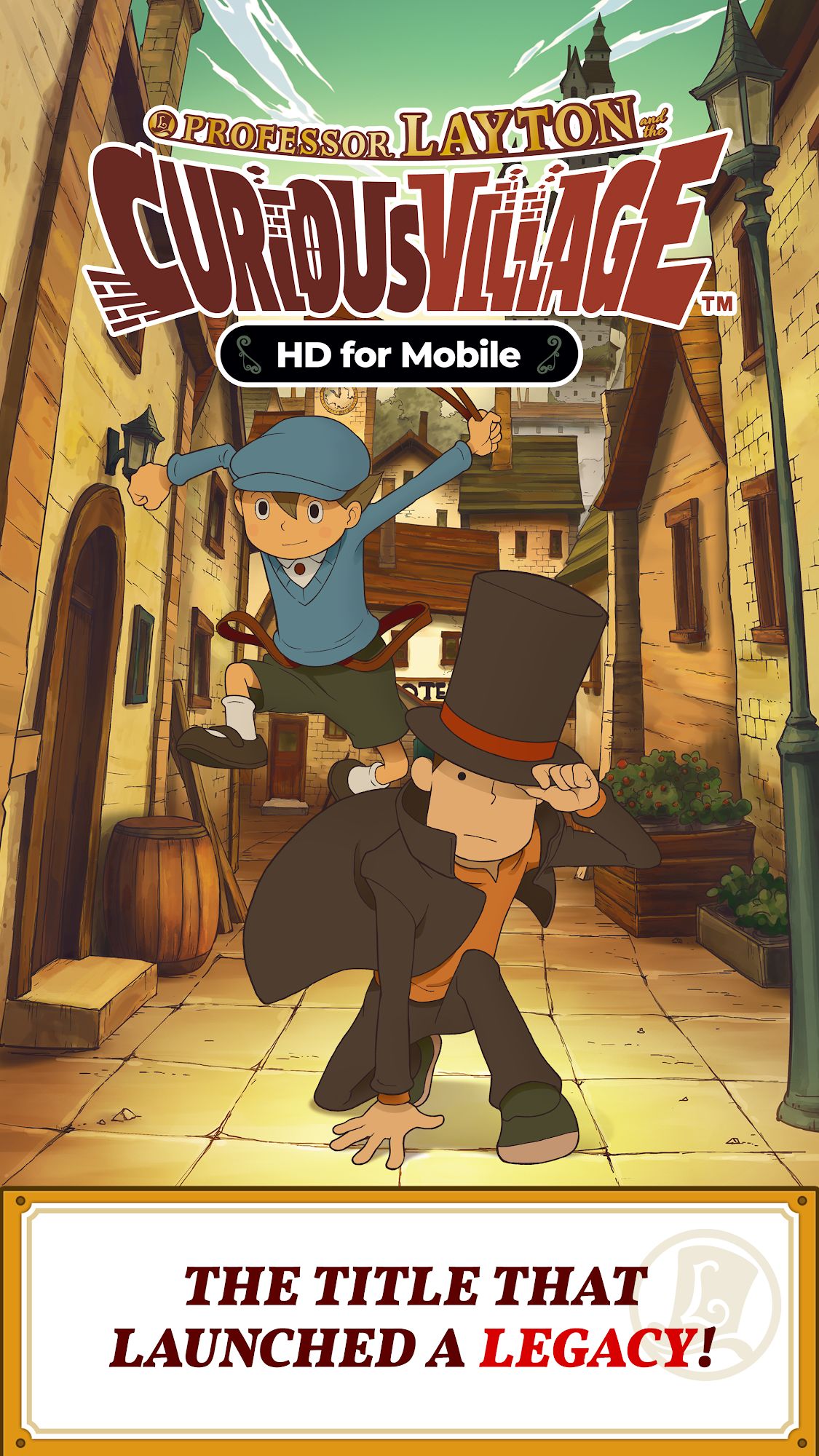 Скачать Layton: Curious Village in HD: Android Квесты игра на телефон и планшет.