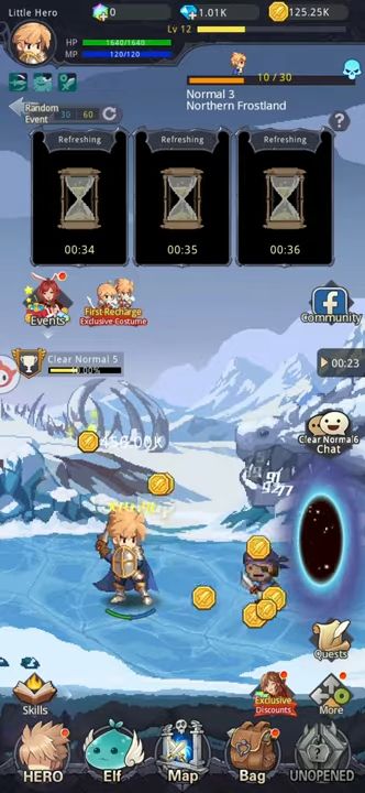 Скачать Little Hero: Idle RPG: Android Кликеры игра на телефон и планшет.