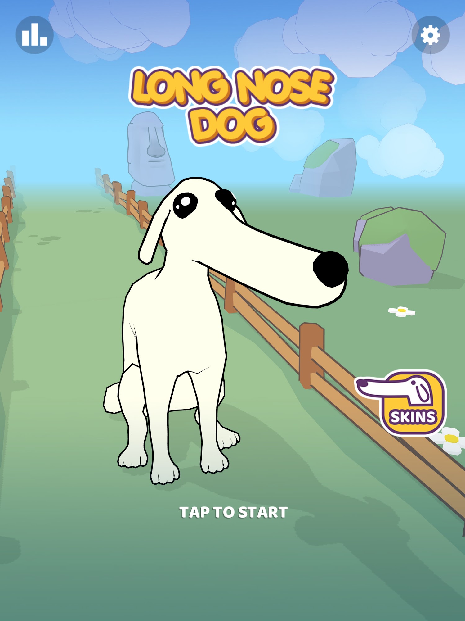 Скачать Long Nose Dog: Android Змейка игра на телефон и планшет.