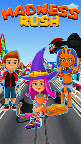 Скачать Madness rush runner: Subway and theme park edition: Android Раннеры игра на телефон и планшет.