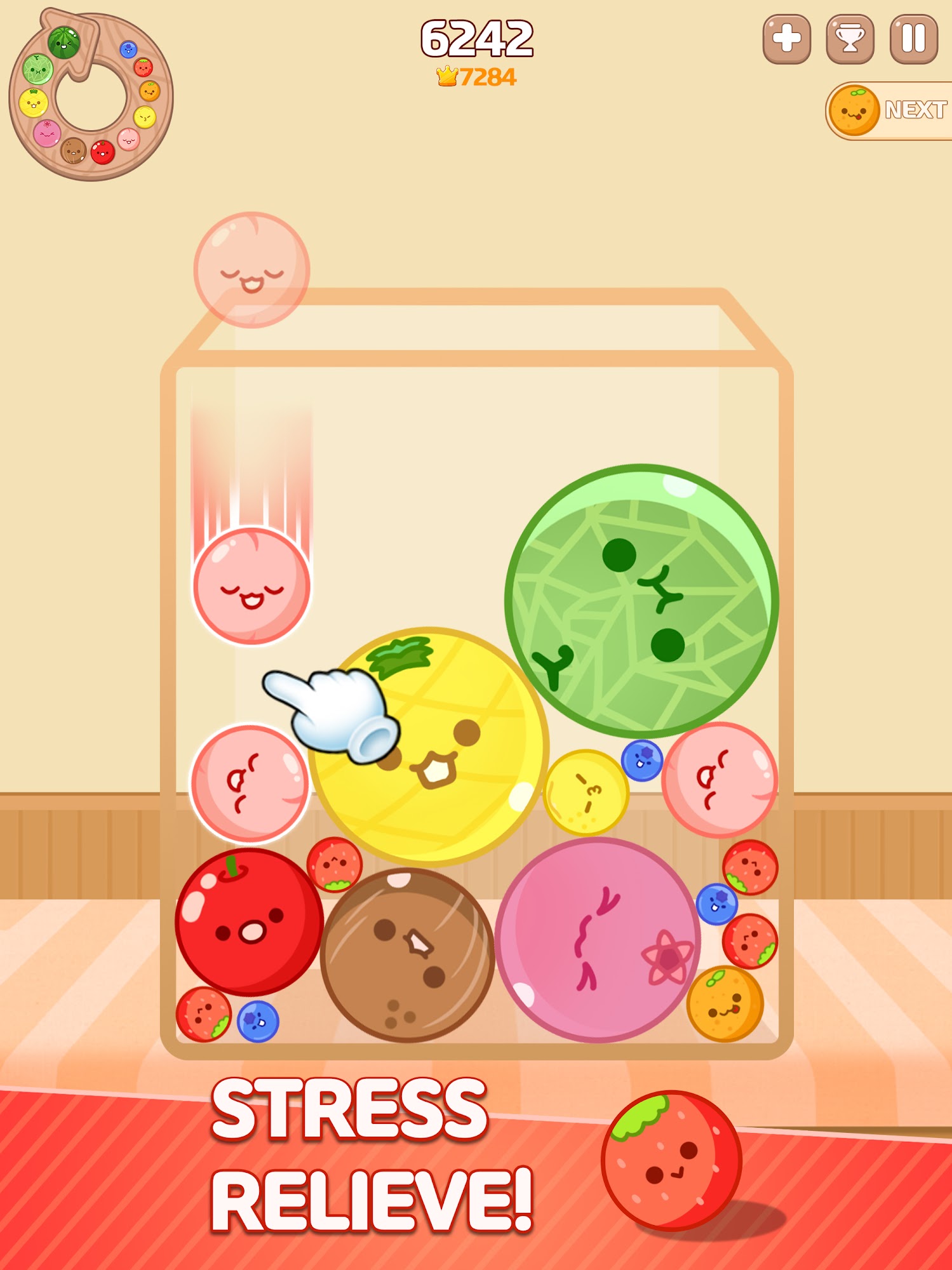 Скачать Melon Maker : Fruit Game: Android С реалистичной физикой игра на телефон и планшет.