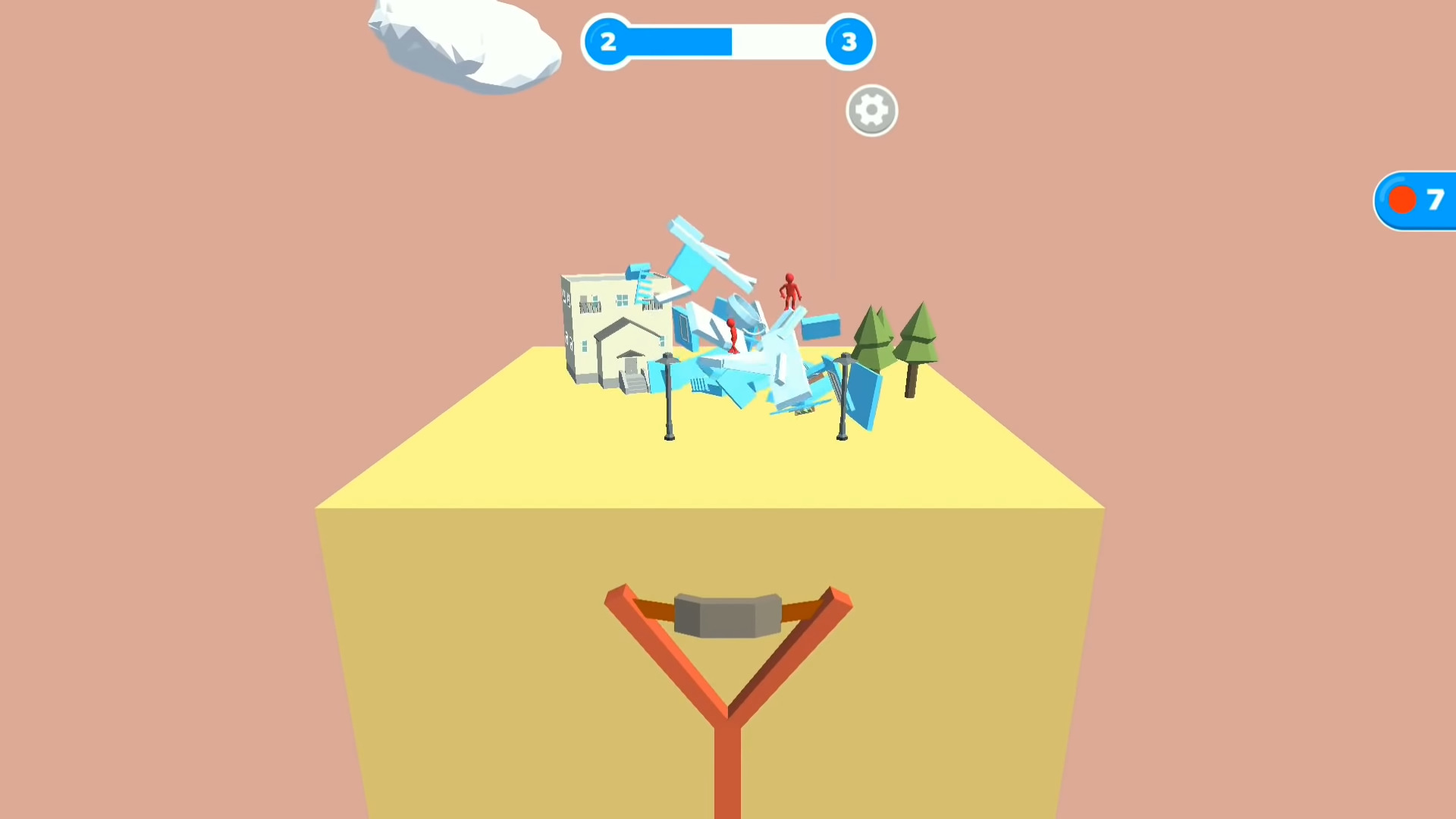 Скачать Slingshot Smash: Android С реалистичной физикой игра на телефон и планшет.