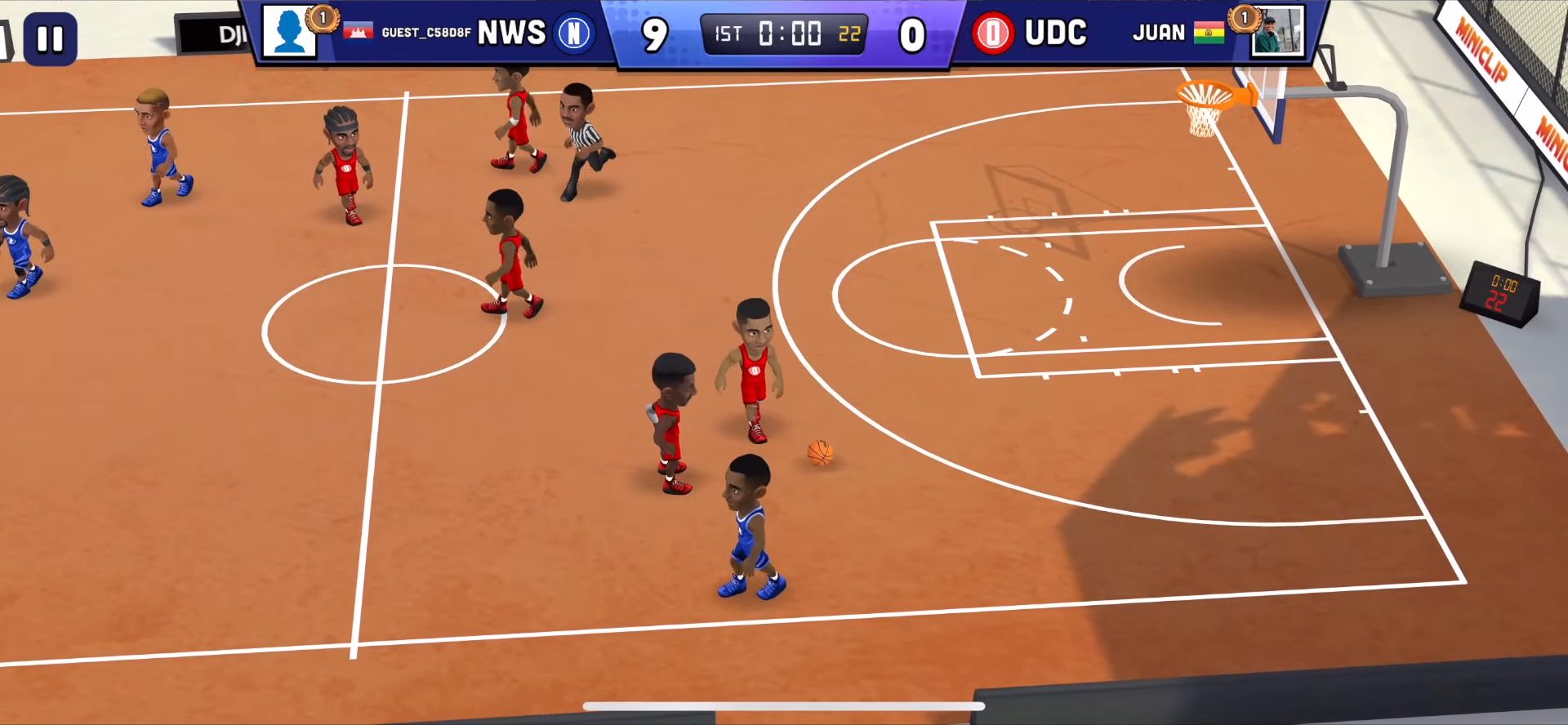 Скачать Mini Basketball: Android Спортивные игра на телефон и планшет.