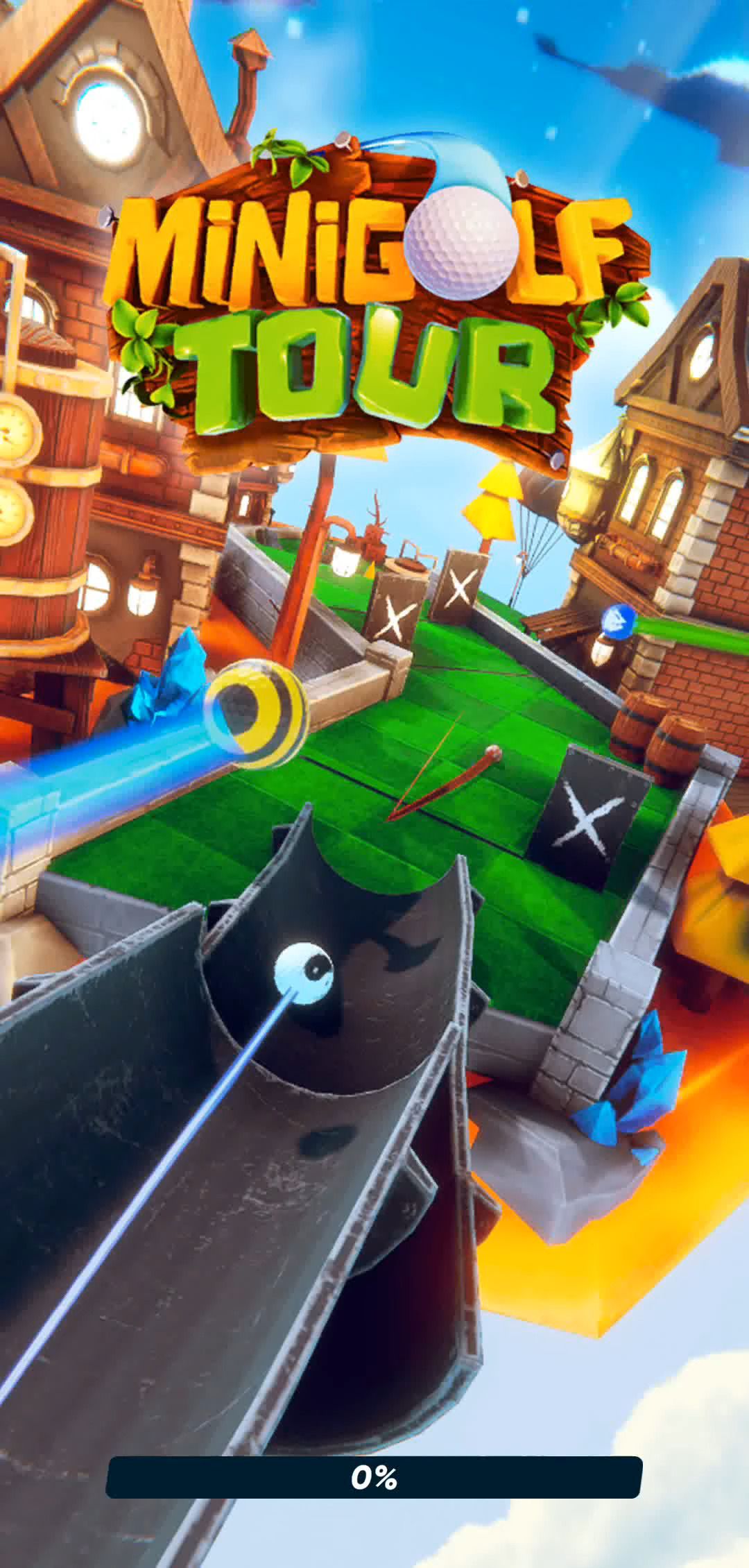 Скачать Mini GOLF Tour: Clash & Battle: Android Спортивные игра на телефон и планшет.