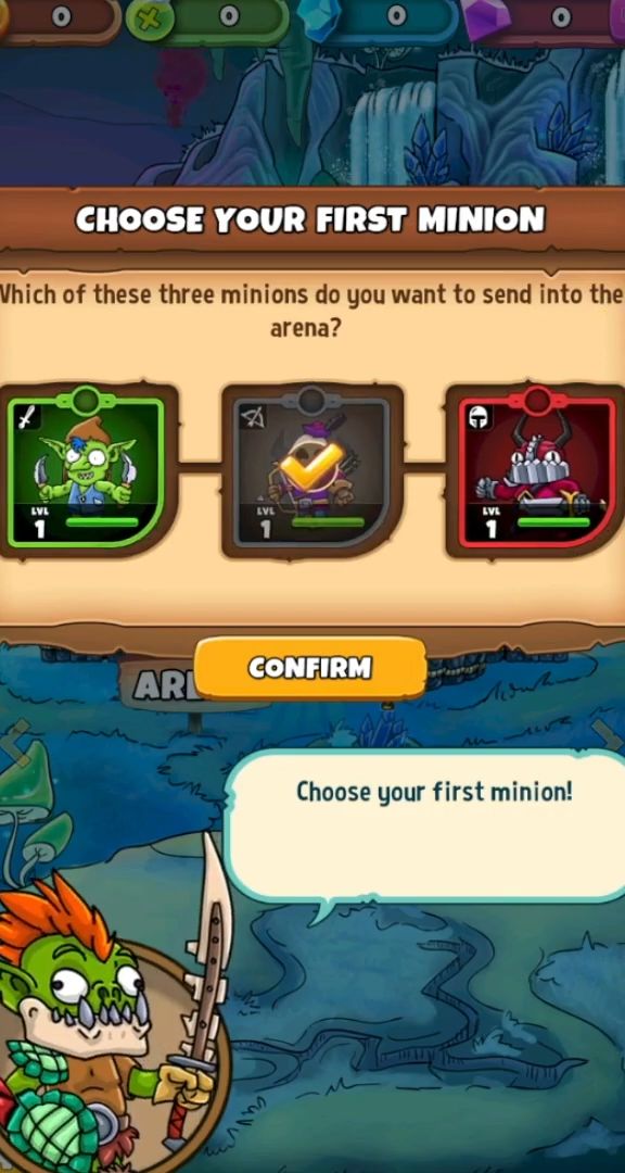 Скачать Minion Fighters: Epic Monsters: Android Стратегические RPG игра на телефон и планшет.