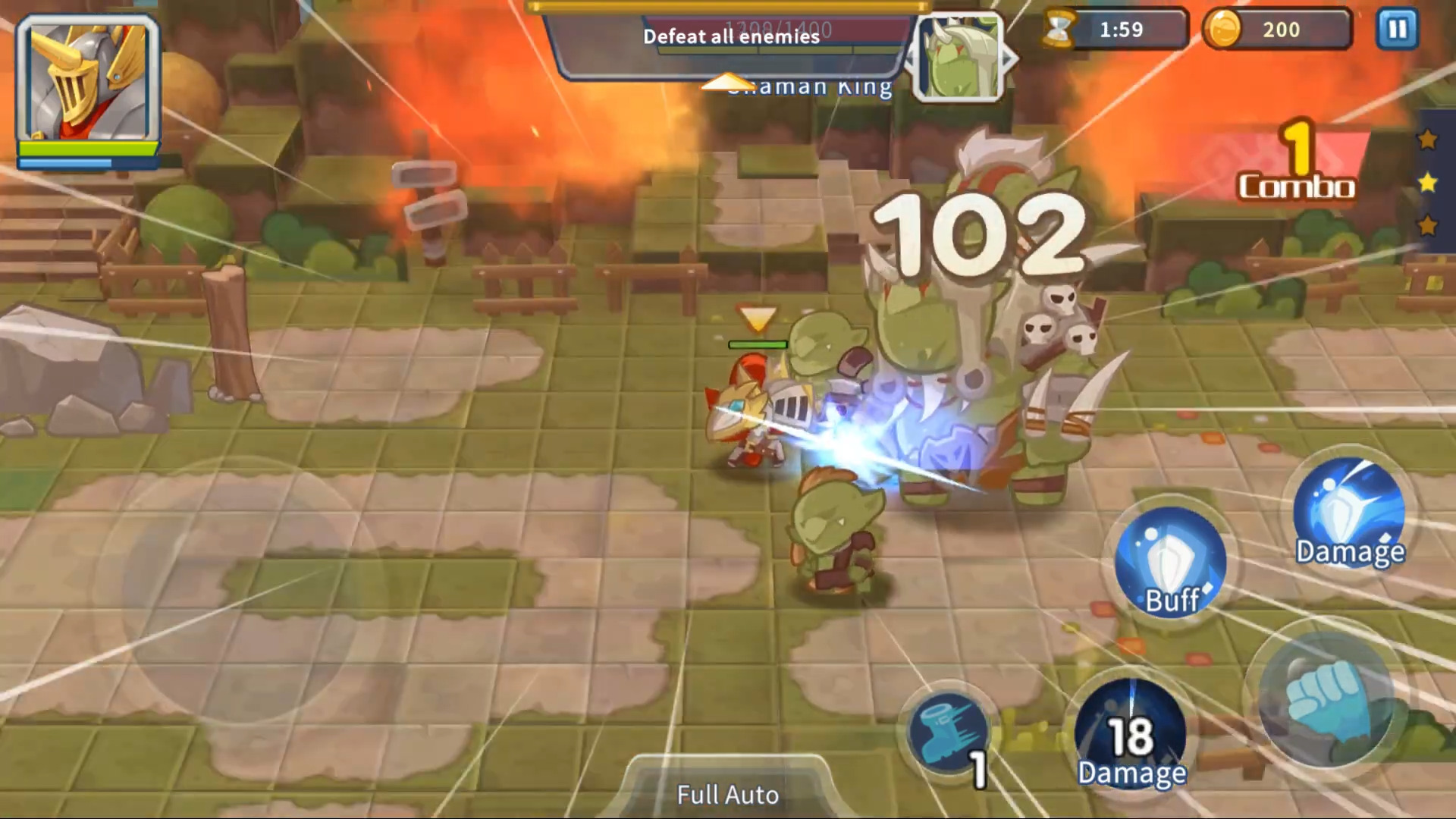 Скачать Monster Knights - Action RPG: Android Online игра на телефон и планшет.