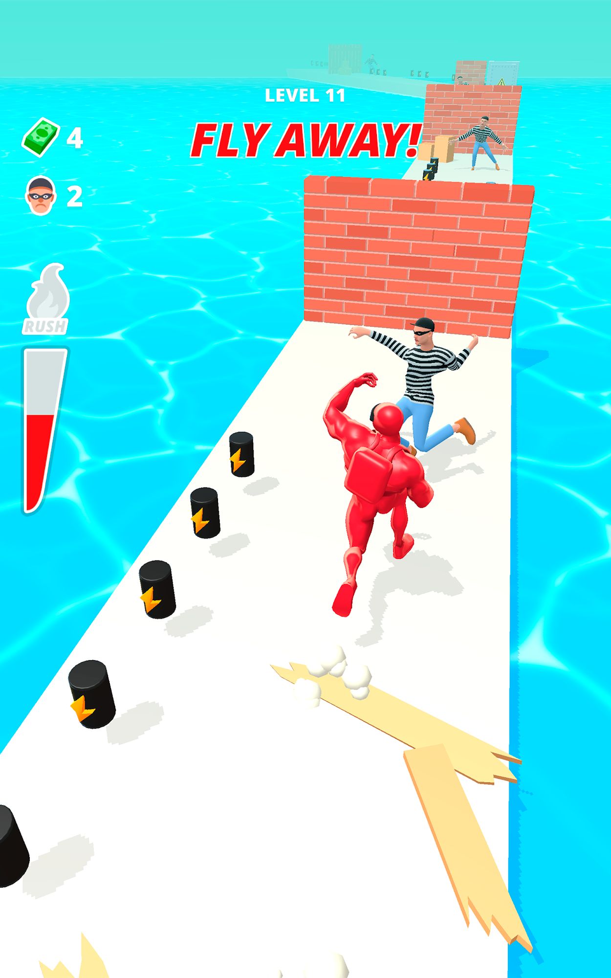 Скачать Muscle Rush - Smash Running: Android Раннеры игра на телефон и планшет.