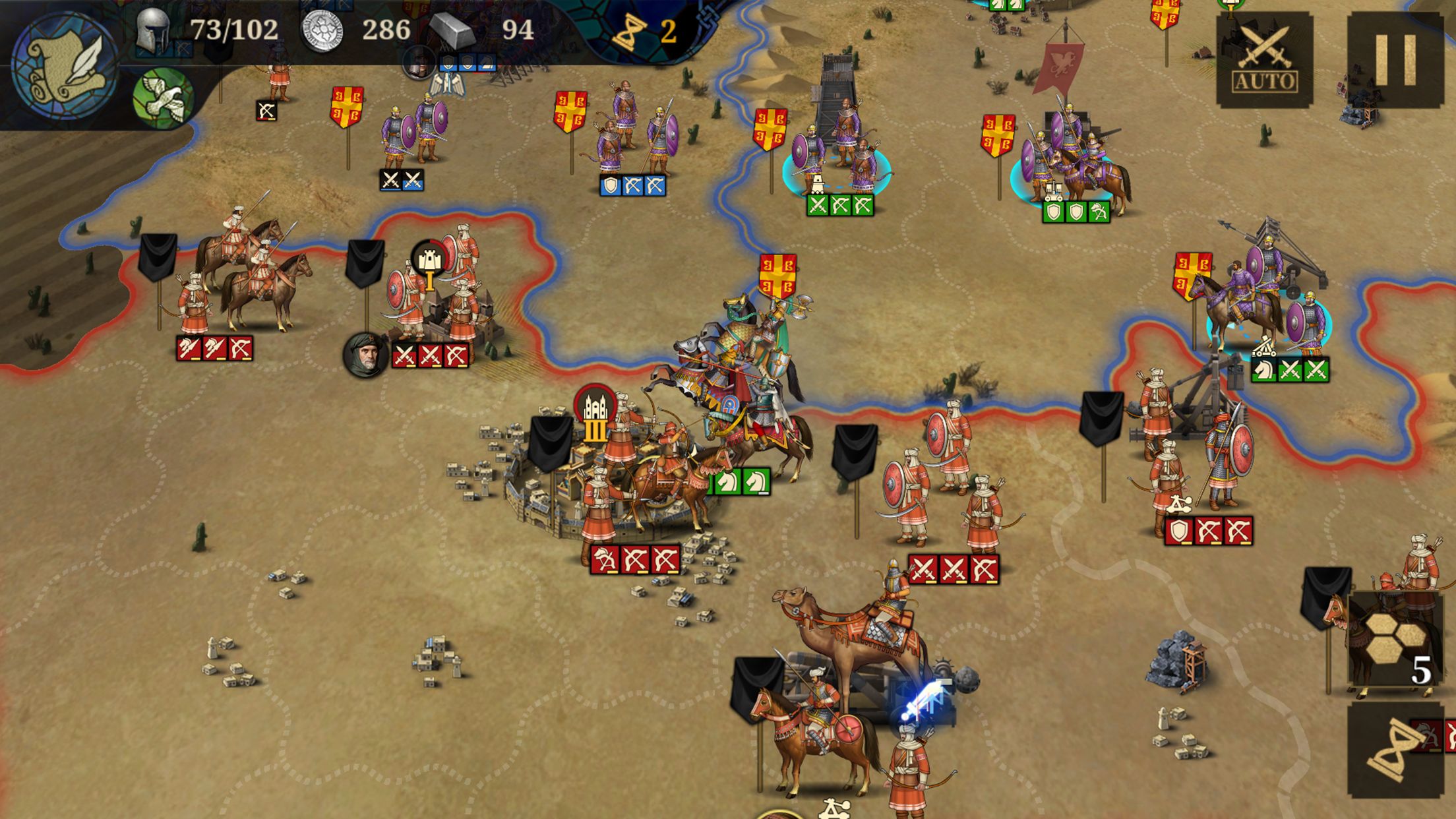 Скачать European War 7: Medieval: Android Стратегии игра на телефон и планшет.