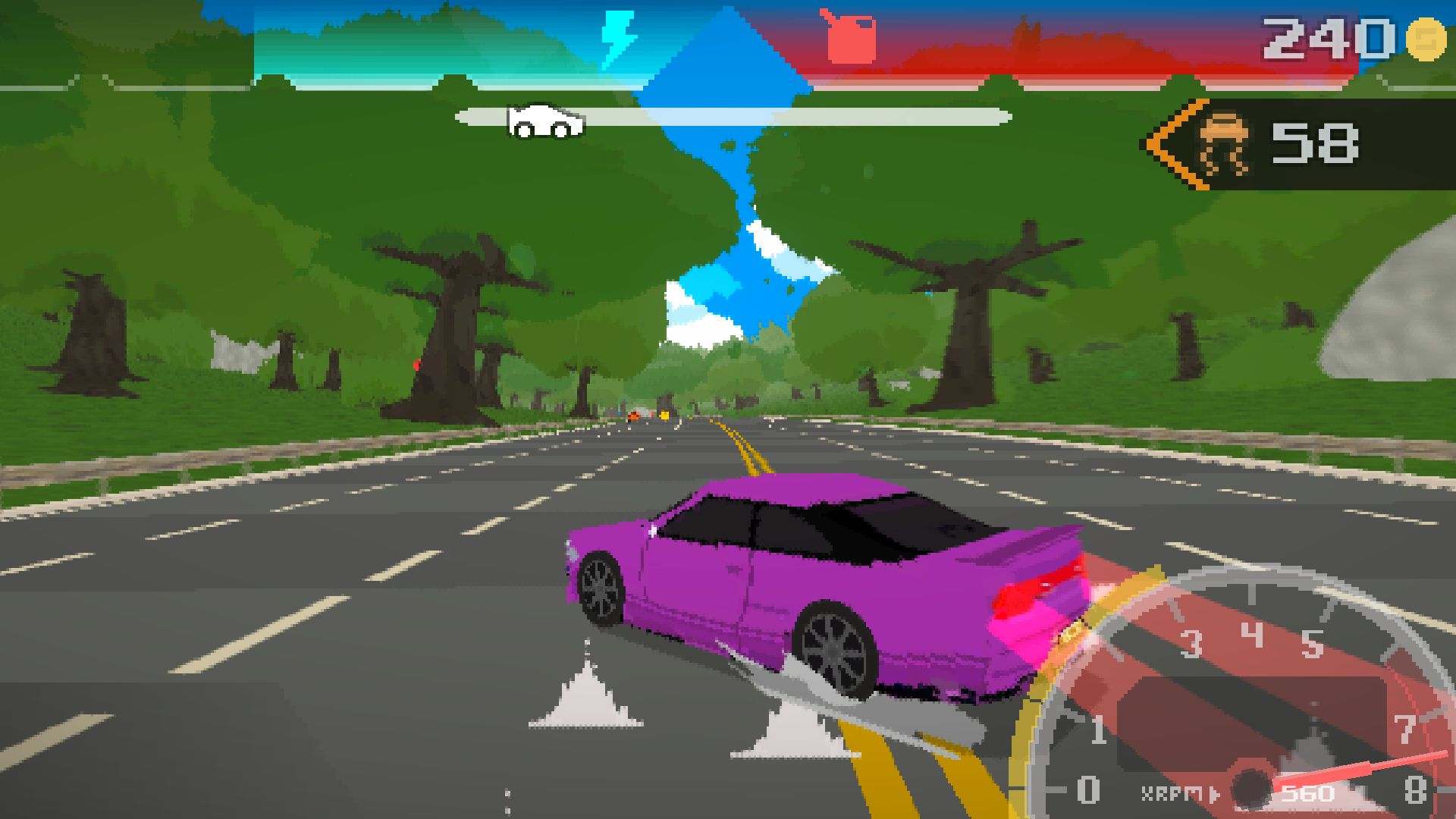 Скачать Neodori Forever: Android Гонки на шоссе игра на телефон и планшет.