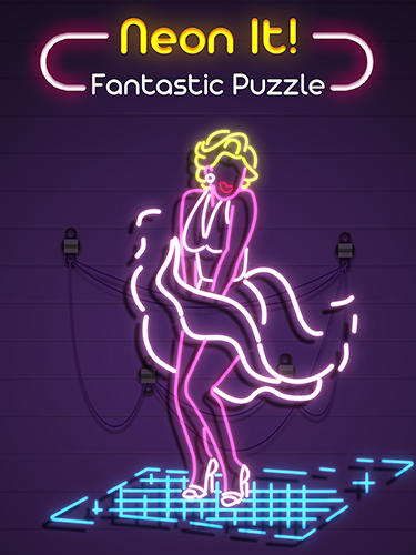 Скачать Neon it! 3D light art puzzle: Android Головоломки игра на телефон и планшет.
