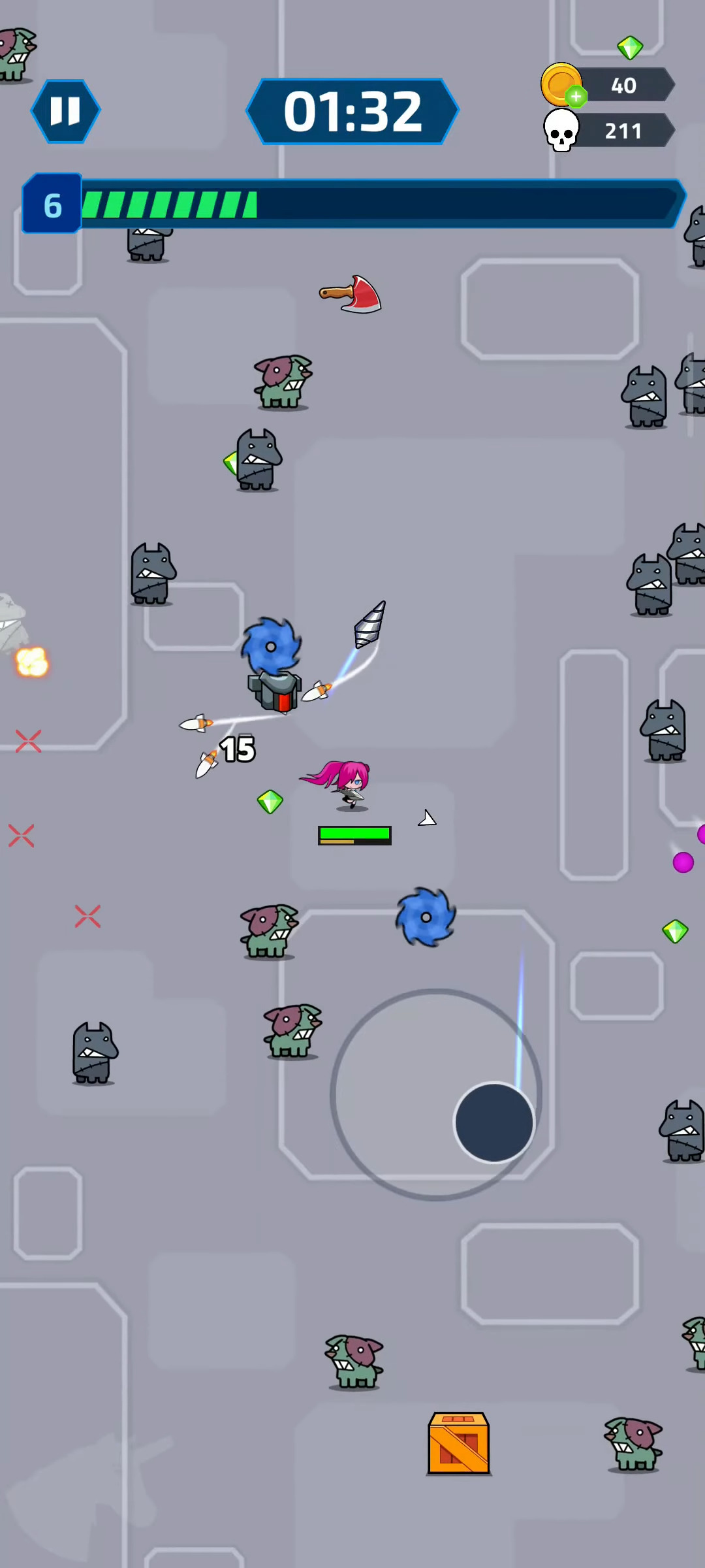 Скачать Neon Survivor: Deepest Space: Android Простые игра на телефон и планшет.