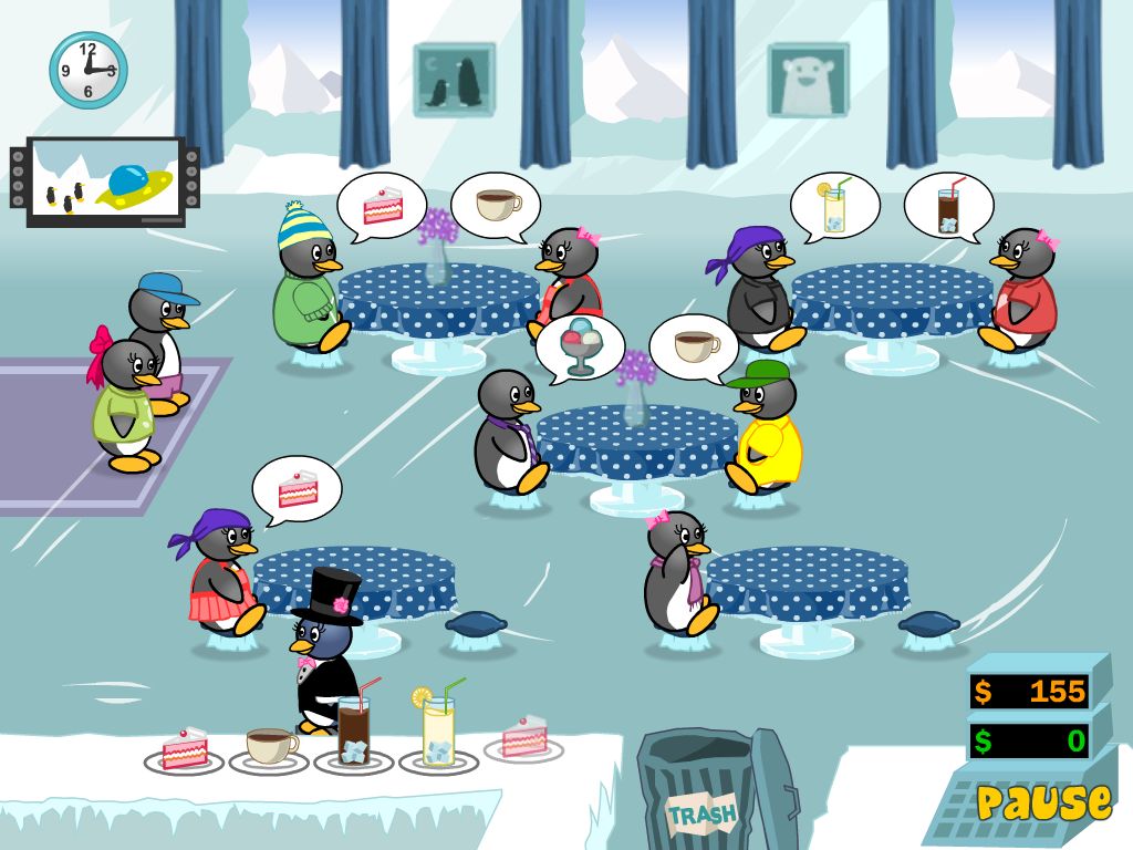 Скачать Penguin Diner 2: My Restaurant: Android Кулинарные игра на телефон и планшет.