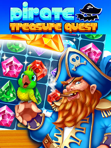 Скачать Pirate treasure quest: Android Три в ряд игра на телефон и планшет.