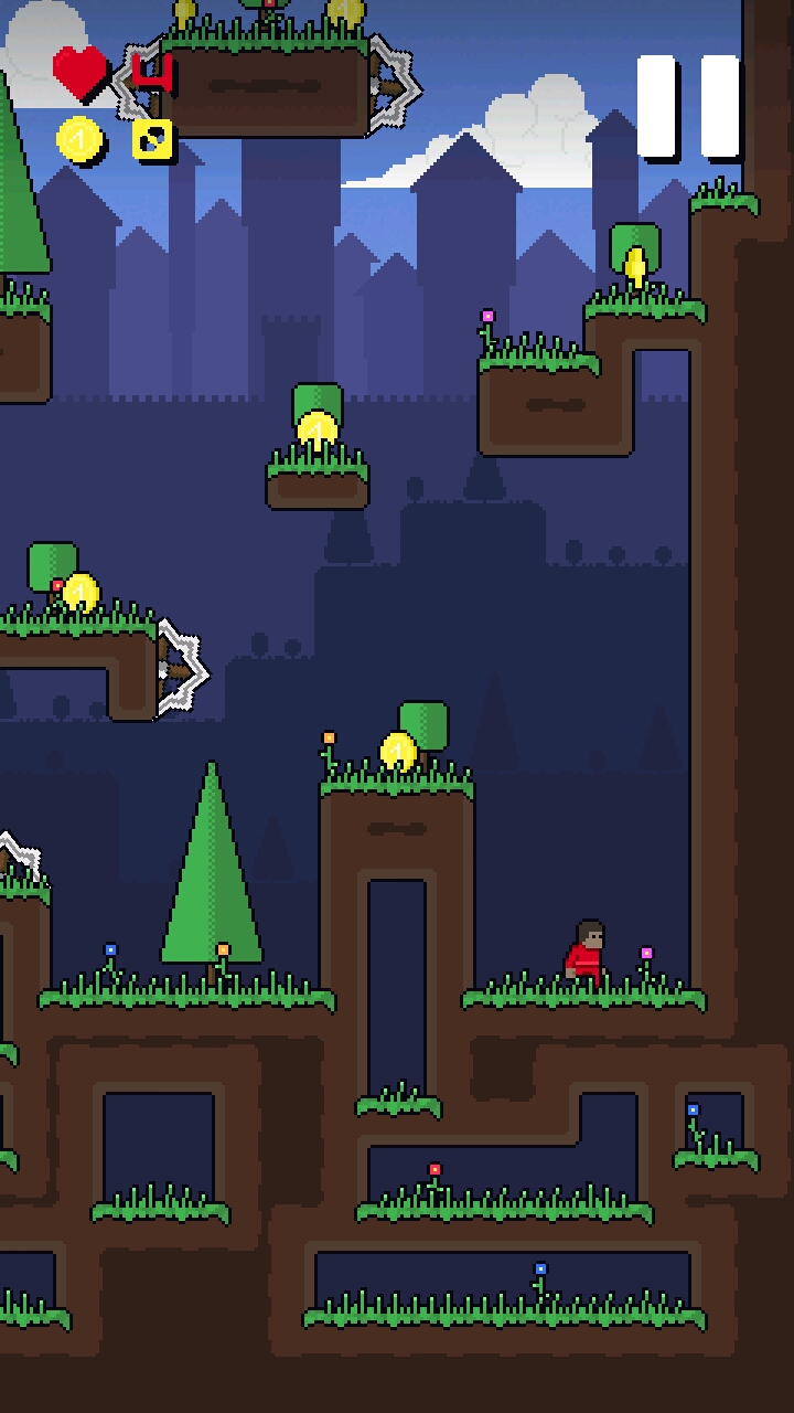 Скачать Pixels can jump: 2D Pixel Game: Android Прыгалки игра на телефон и планшет.