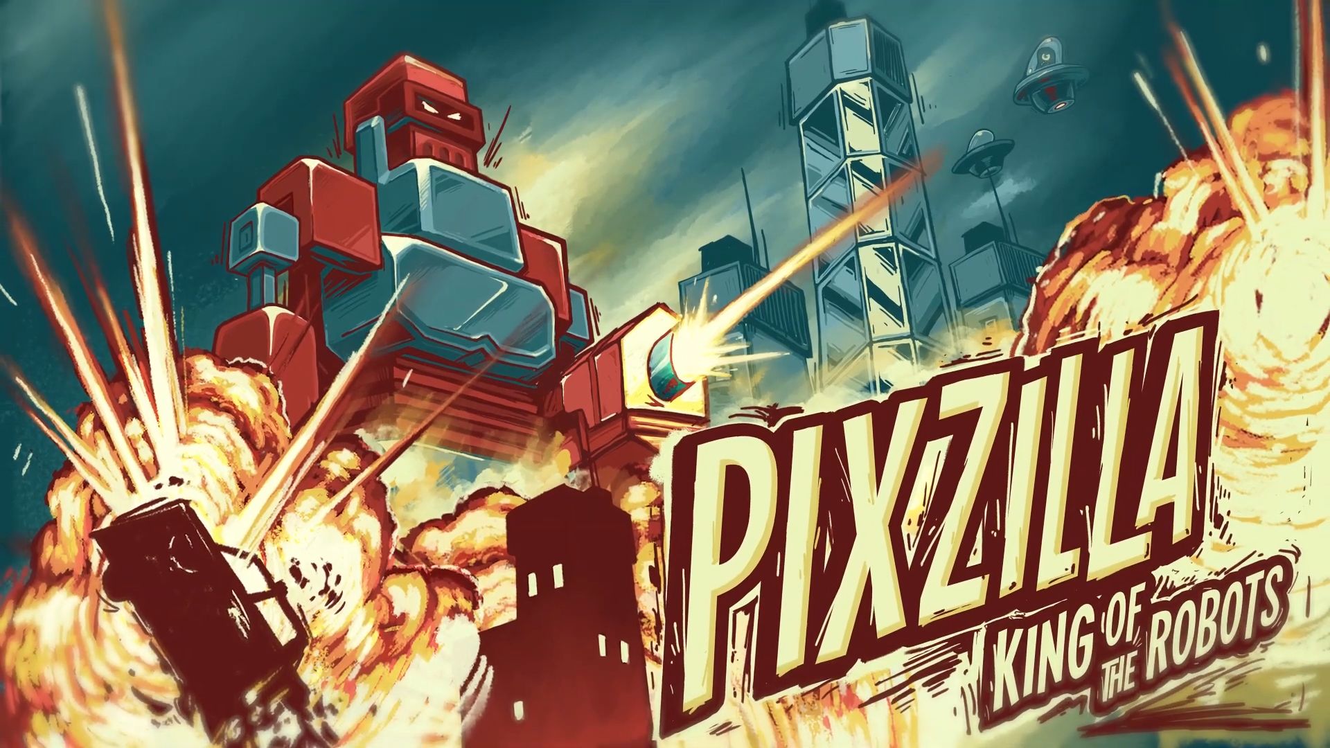Скачать Pixzilla / King of the Robots: Android Роботы игра на телефон и планшет.