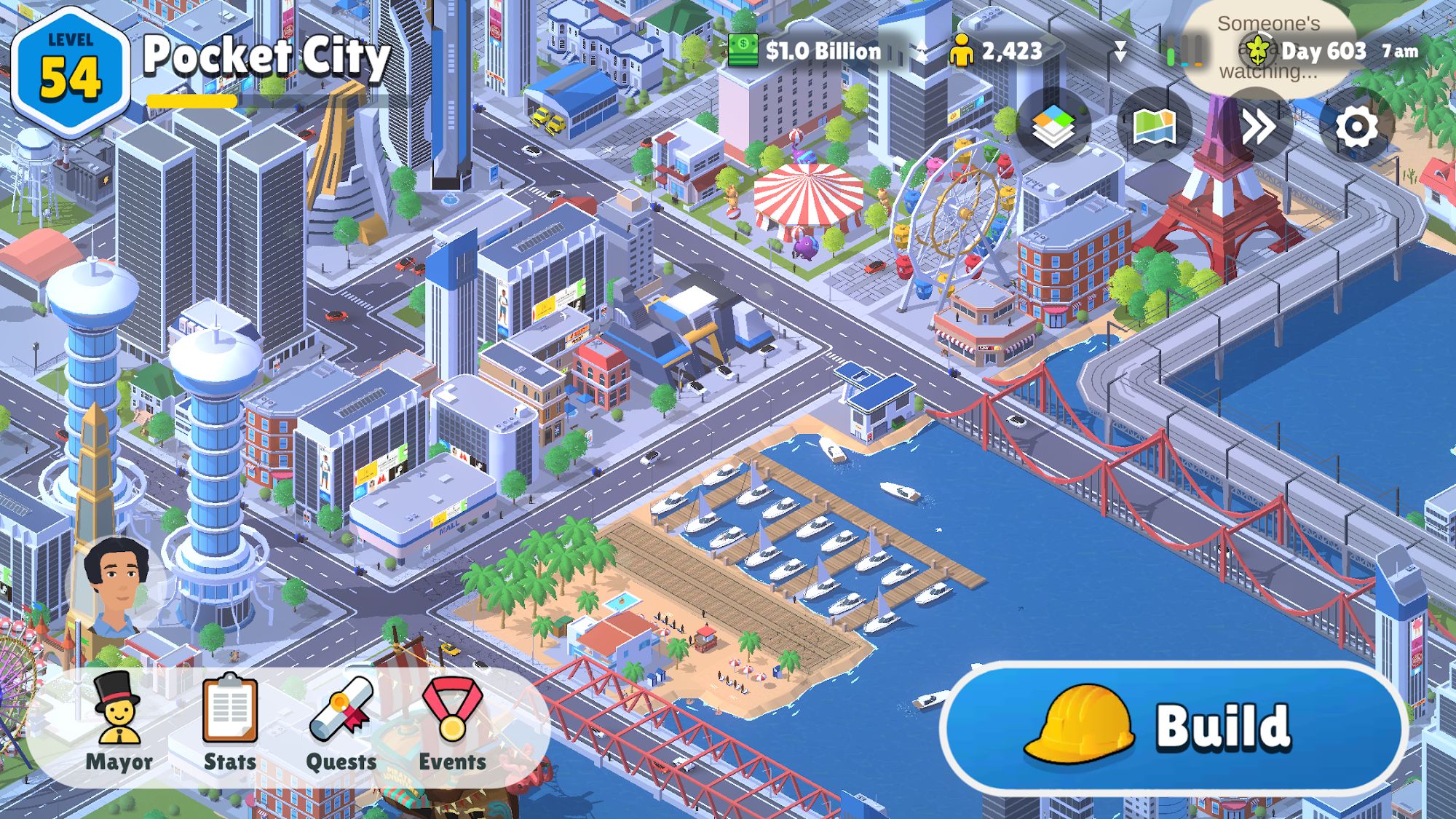 Скачать Pocket City 2: Android Экономические стратегии игра на телефон и планшет.