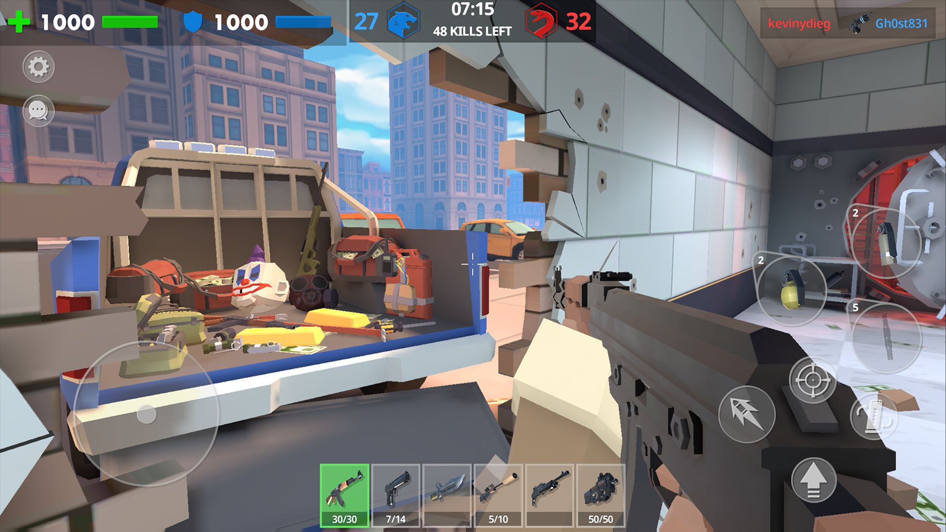 Скачать Polygon Arena: Online Shooter: Android Квесты от первого лица игра на телефон и планшет.