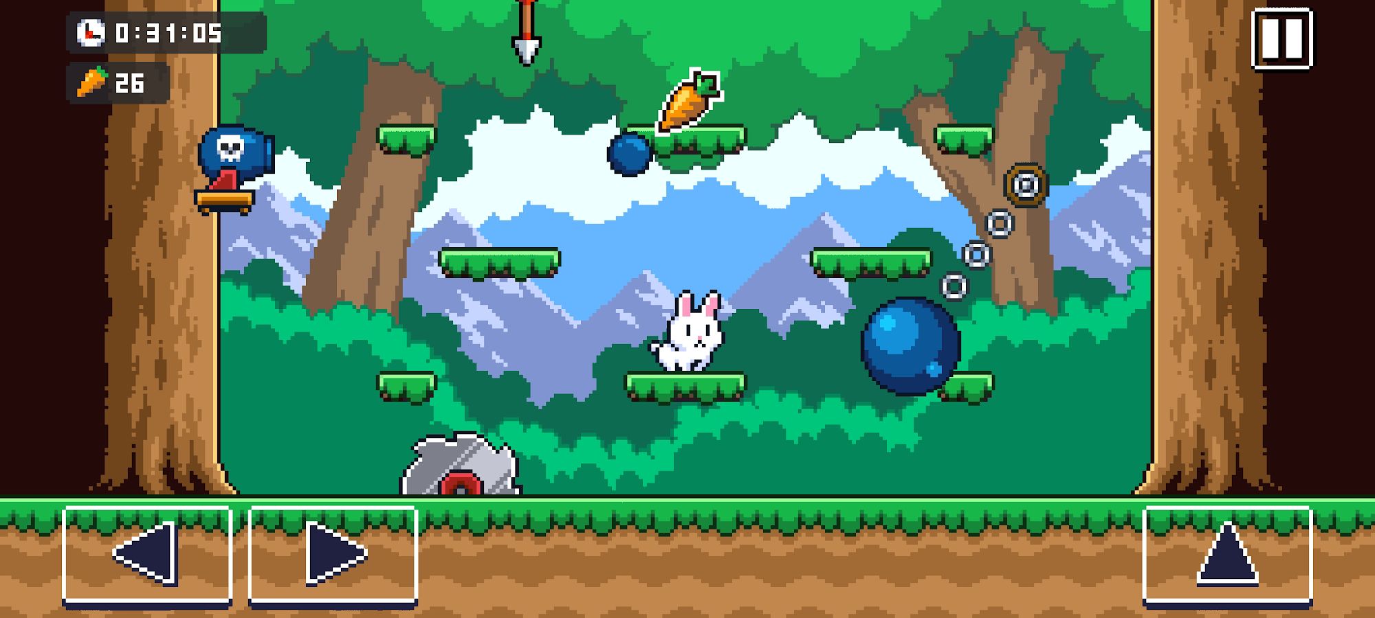 Скачать Poor Bunny!: Android Платформер игра на телефон и планшет.