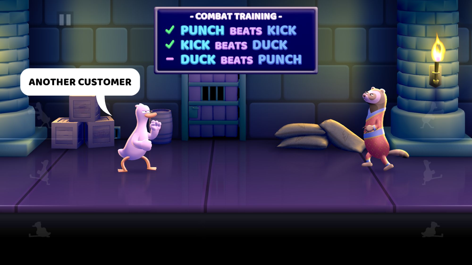 Скачать Punch Kick Duck: Android Аркадные драки игра на телефон и планшет.