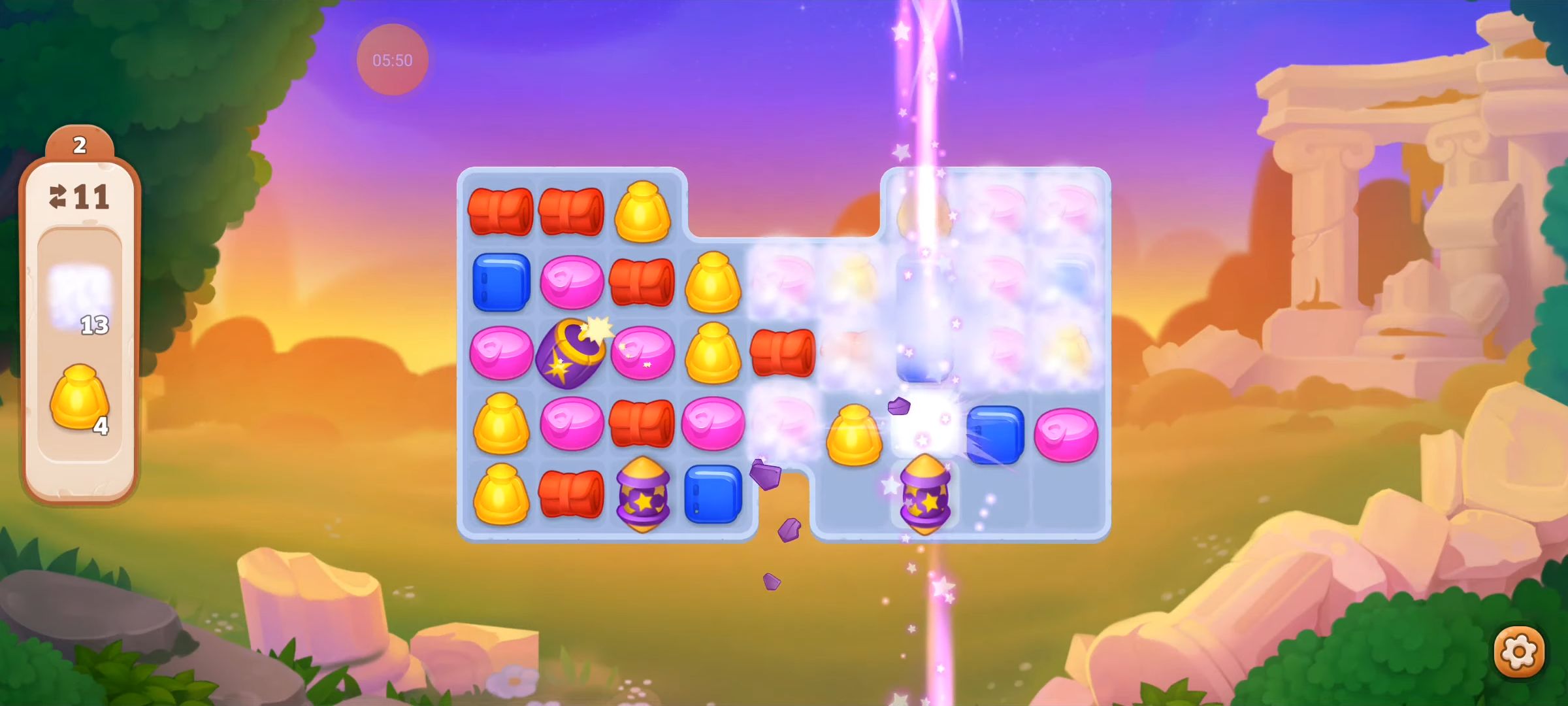Скачать Puzzle Odyssey: adventure game: Android Три в ряд игра на телефон и планшет.