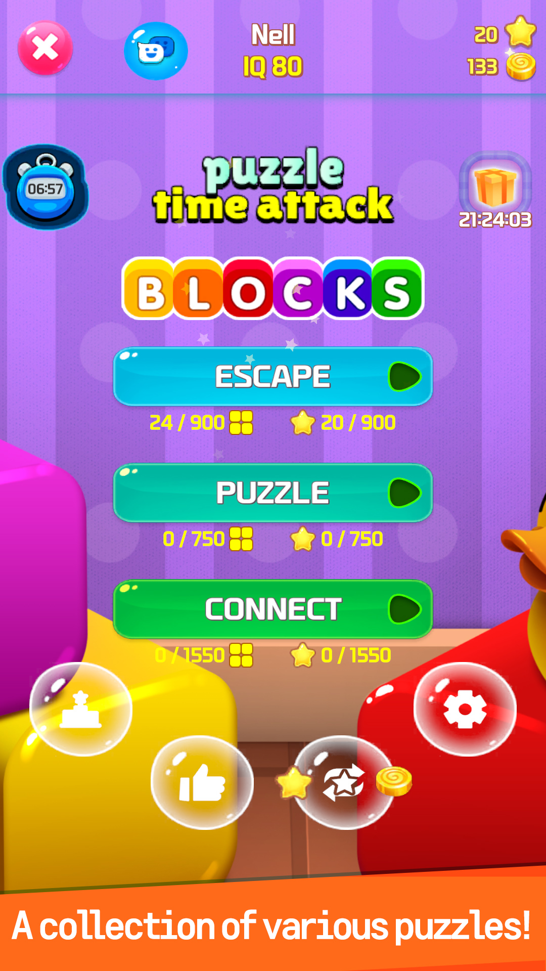Скачать Puzzle TimeAttack: Android Головоломки игра на телефон и планшет.