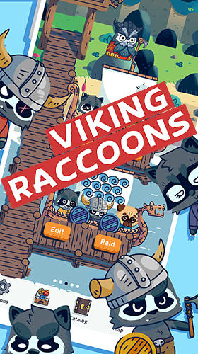 Скачать Raidcoons: The viking raccoons: Android Тайм киллеры игра на телефон и планшет.