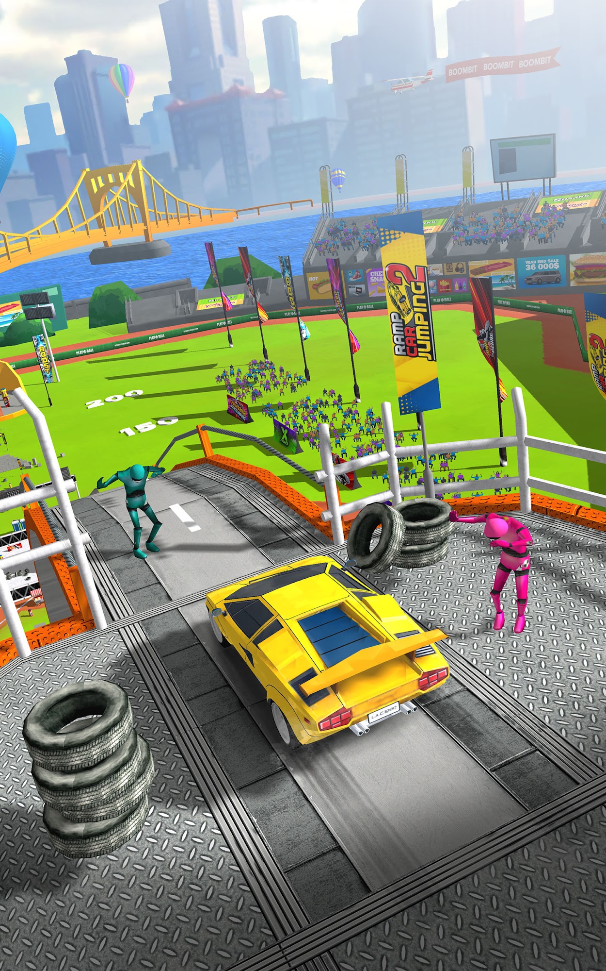 Скачать Ramp Car Jumping 2: Android Машины игра на телефон и планшет.