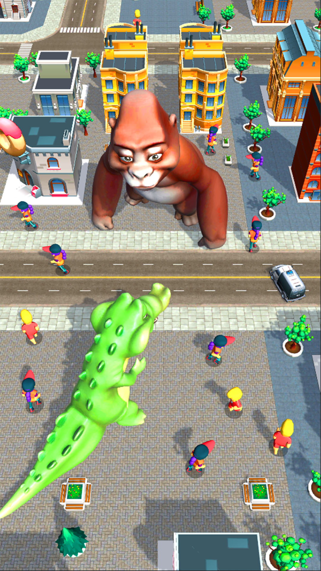 Скачать Rampage : Giant Monsters: Android Бродилки (Action) игра на телефон и планшет.