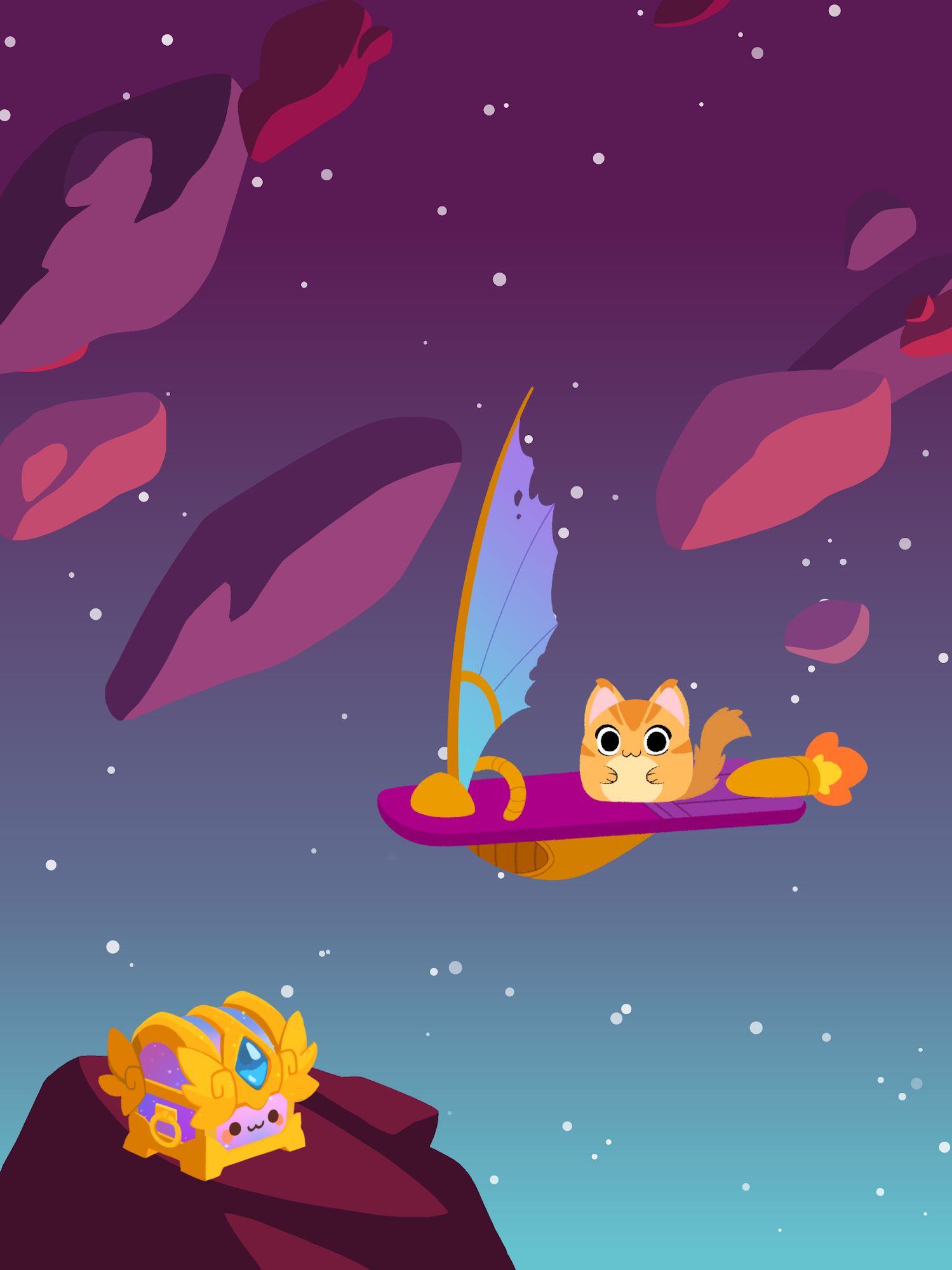 Скачать Sailor Cats 2: Space Odyssey: Android Рыбалка игра на телефон и планшет.