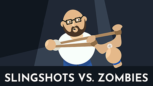 Скачать Slingshots vs. zombies: Android Платформер игра на телефон и планшет.