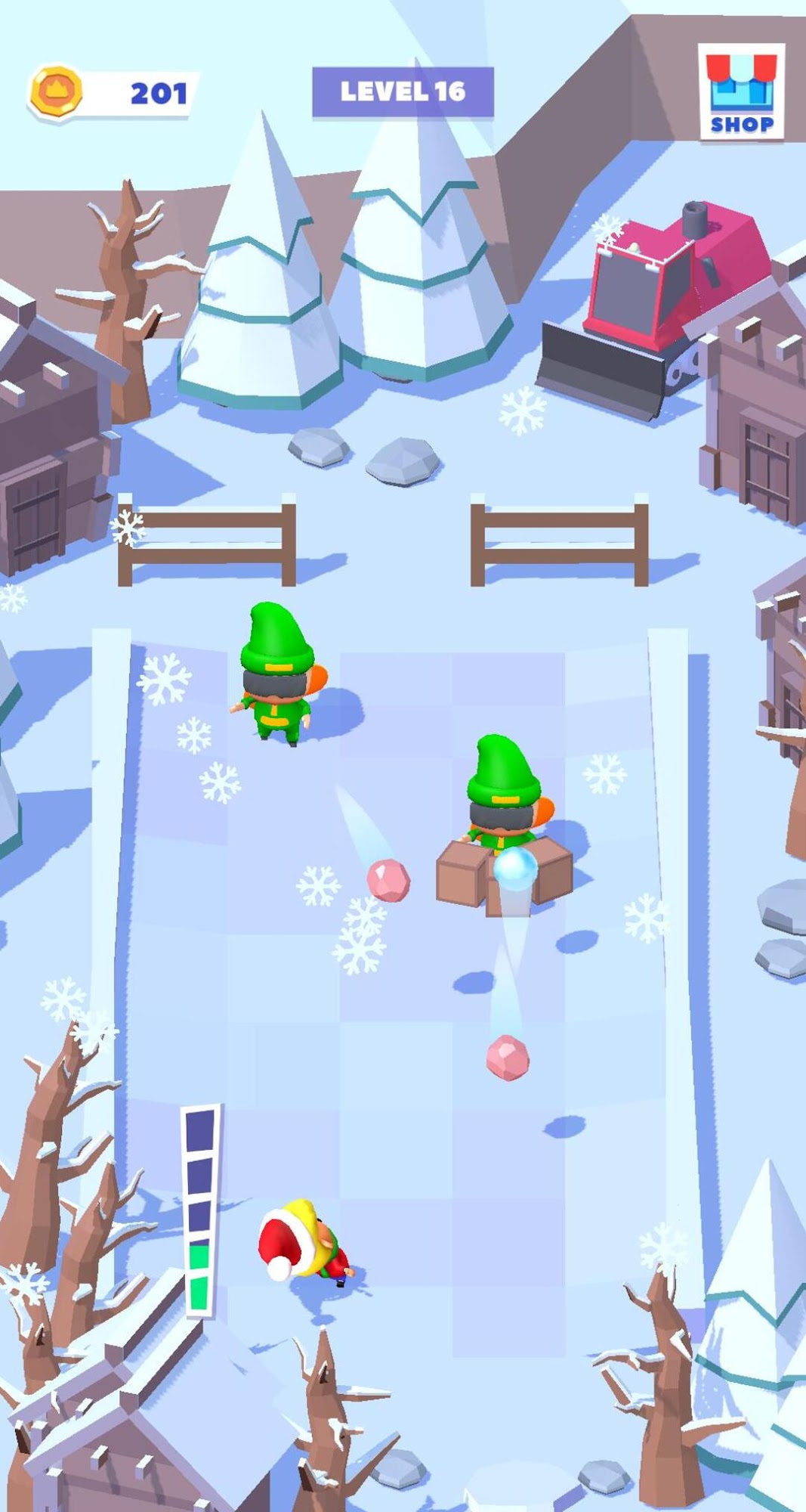Скачать Snowball Battle: Android Праздники игра на телефон и планшет.