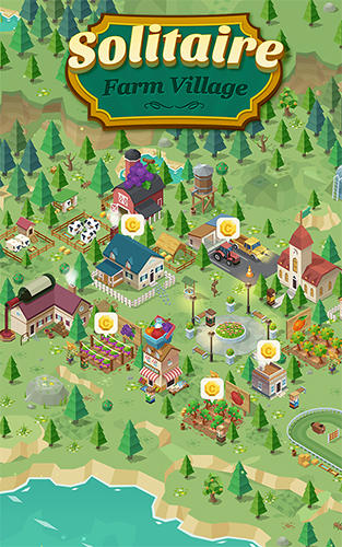 Скачать Solitaire farm village: Android Настольные игра на телефон и планшет.