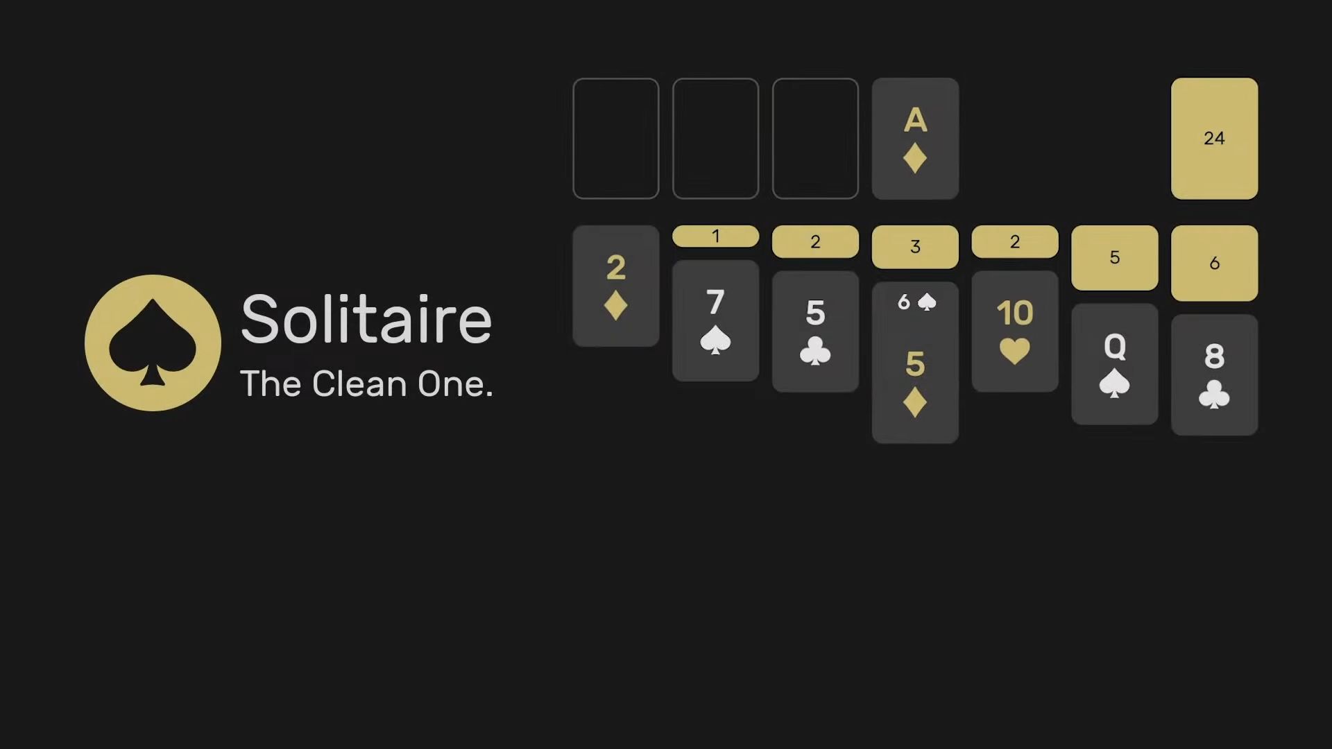 Скачать Solitaire - The Clean One: Android Настольные игра на телефон и планшет.