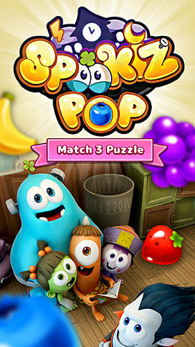 Скачать Spookiz pop: Match 3 puzzle: Android Три в ряд игра на телефон и планшет.