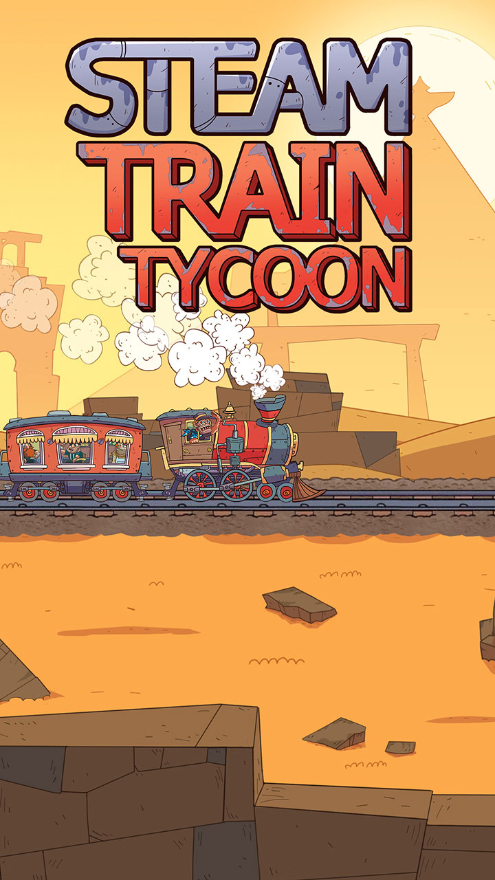 Скачать Steam Train Tycoon:Idle Game: Android Поезда игра на телефон и планшет.